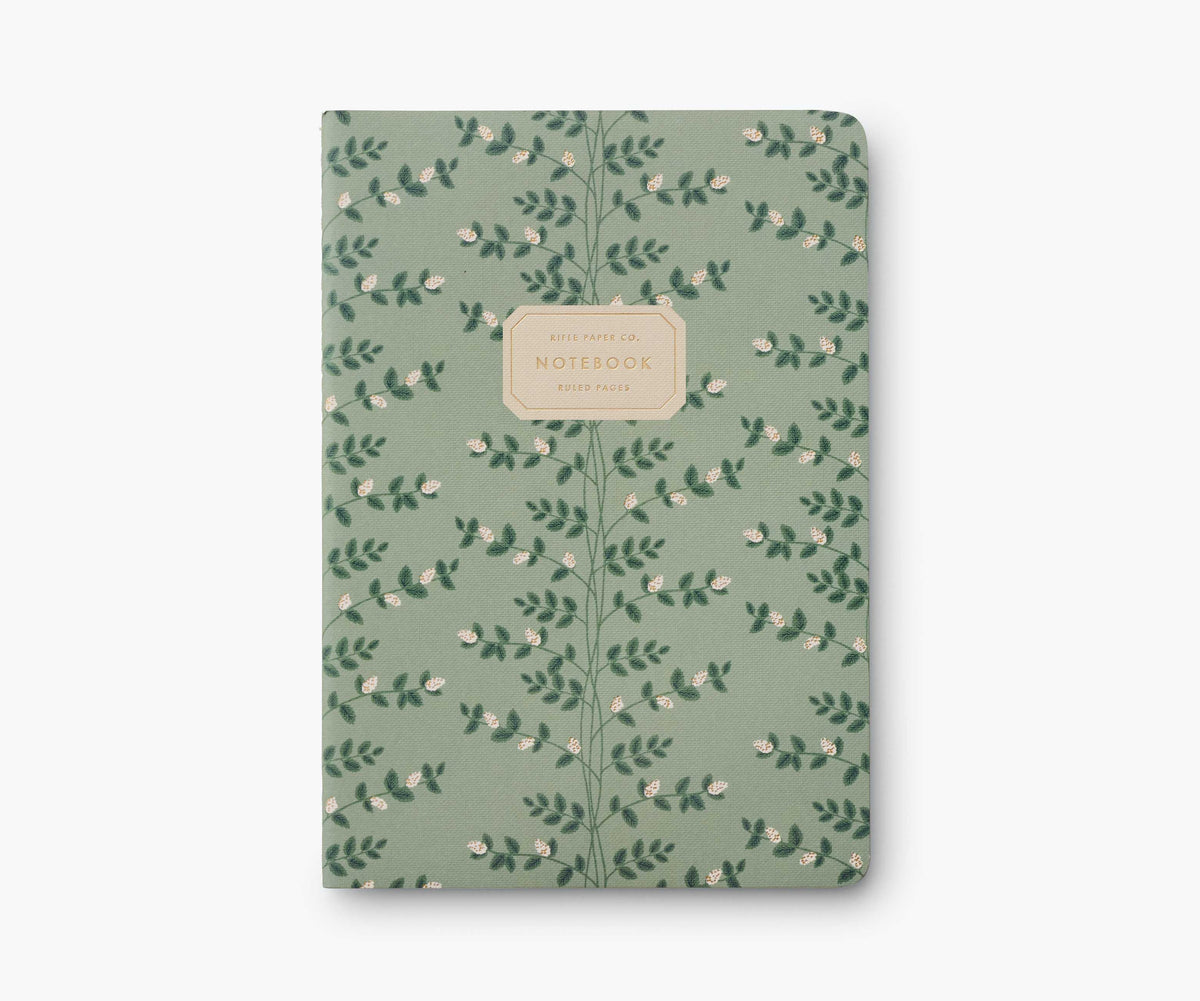 Dahlia Stitched Notebook Set of 3 | Rifle Paper Co.