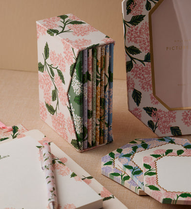 Notebook Box Set Hydrangea Pocket Notebook Boxed Set | Rifle Paper Co.