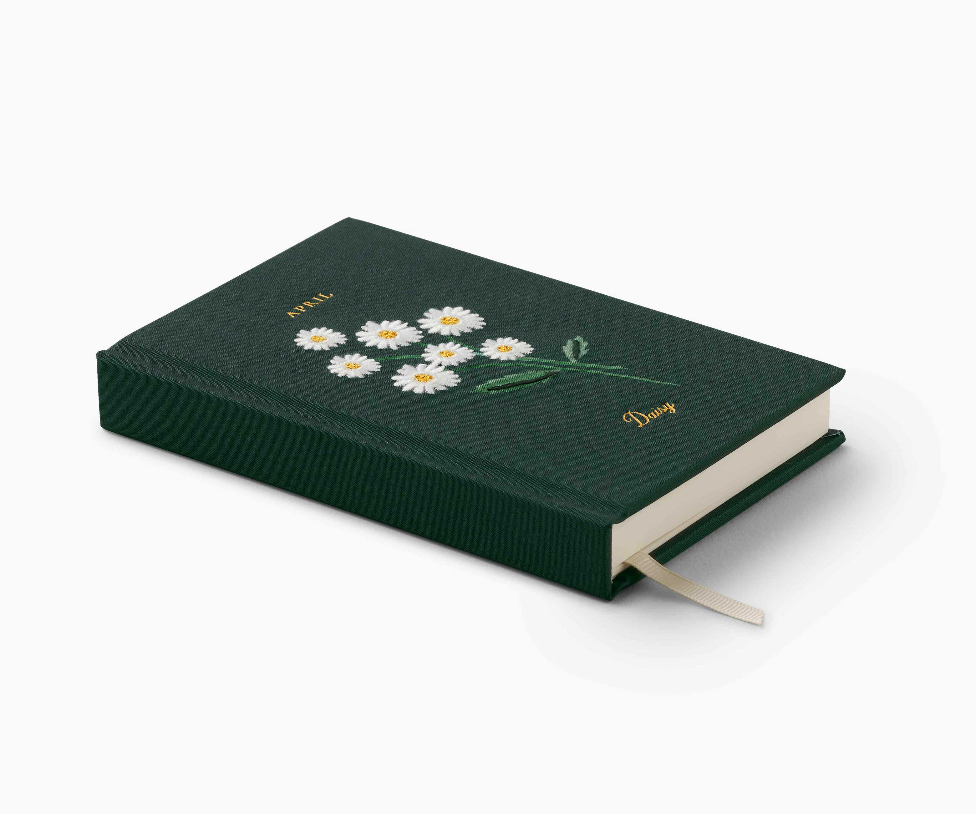 Birth Month Mini Embroidered Journal - April