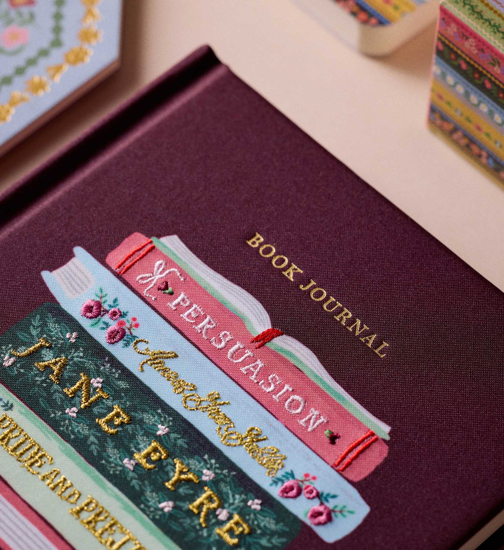 Embroidered Book Journal - Ladies Night Book Club