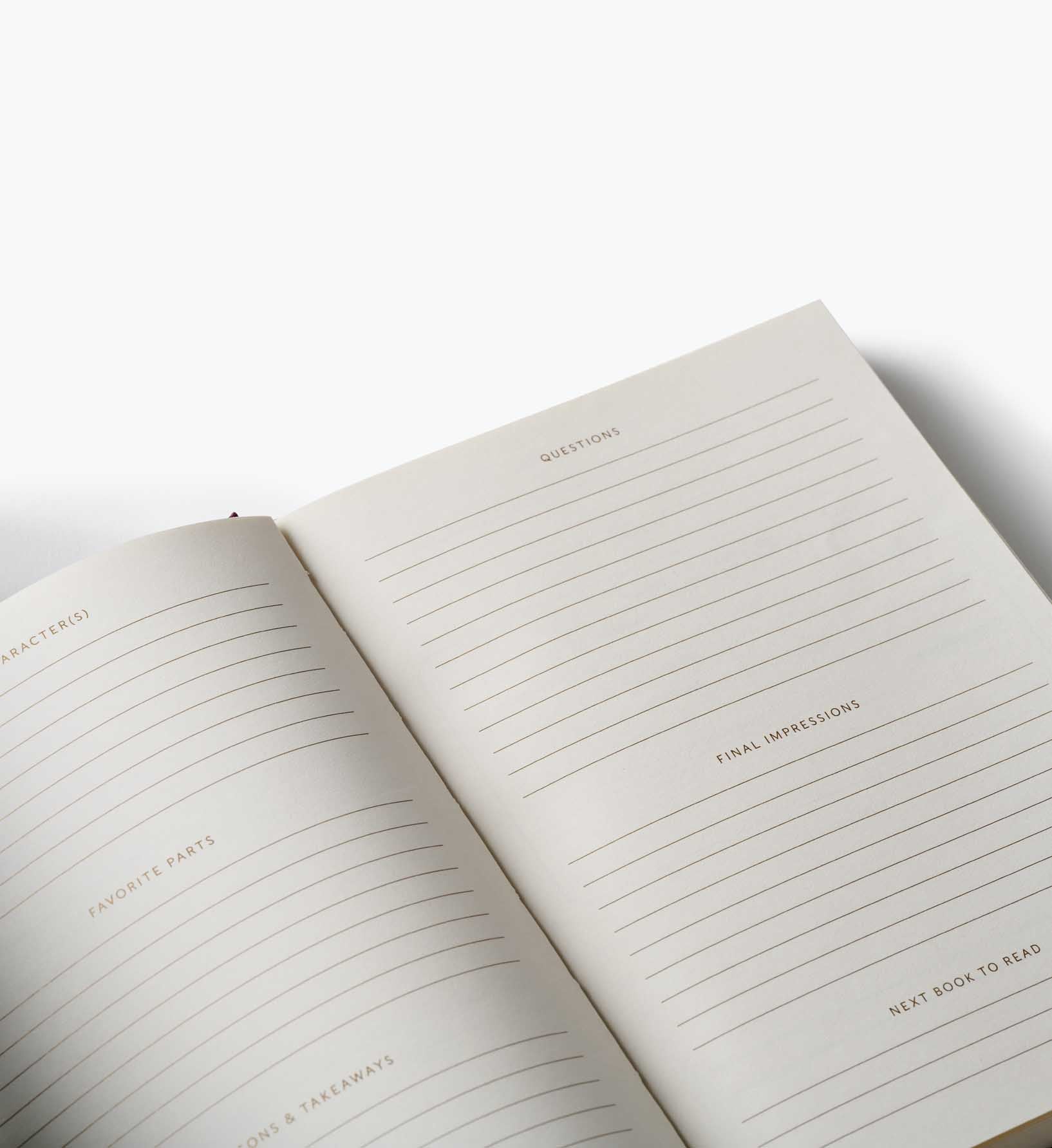 Embroidered Book Journal - Ladies Night Book Club