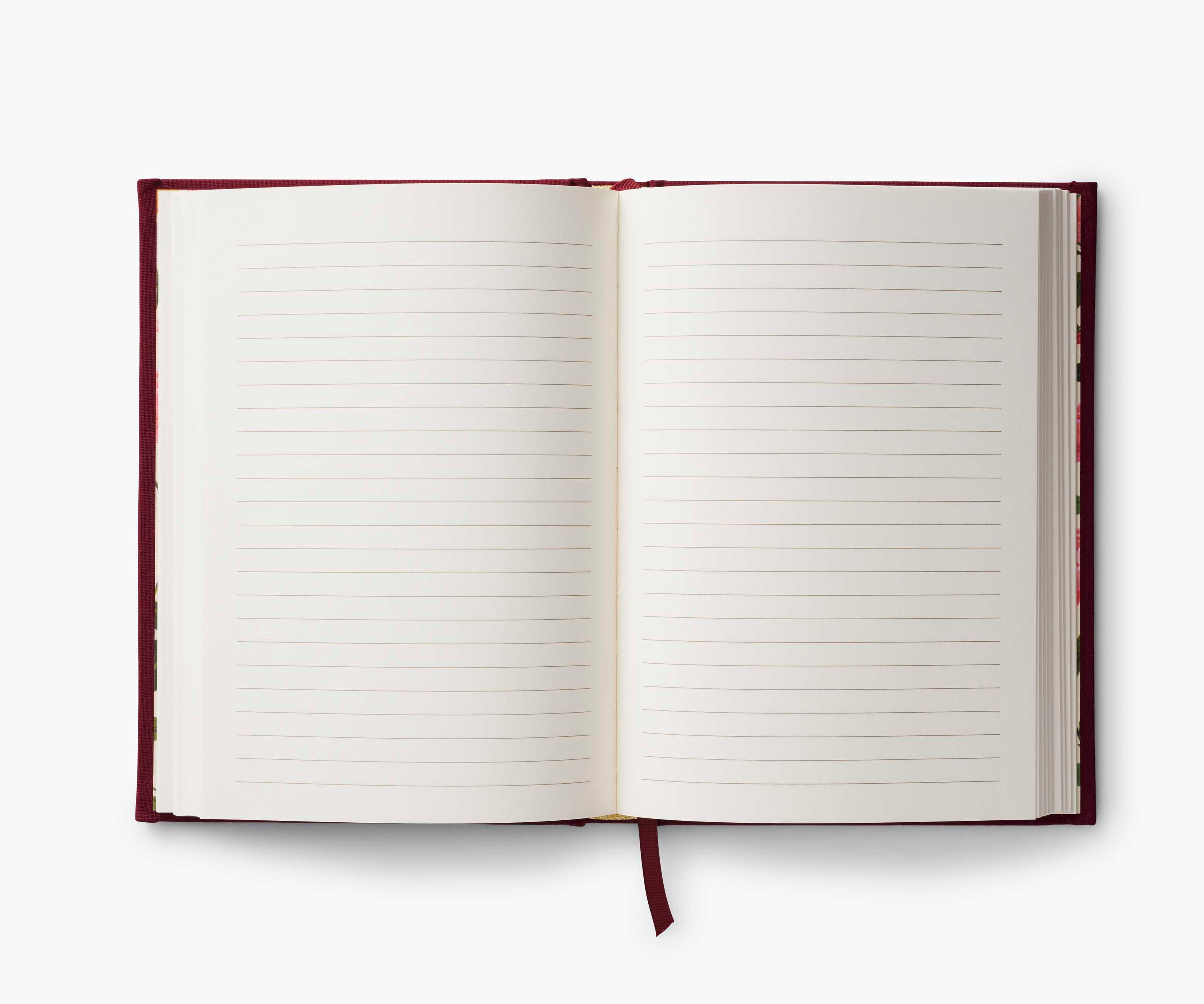 Rose Ribbon Journal Roses Embroidered Journal & Diary | Rifle Paper Co.