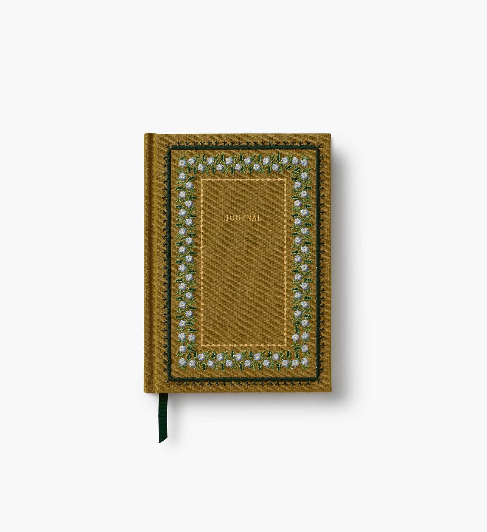 Embroidered Journal - Portico