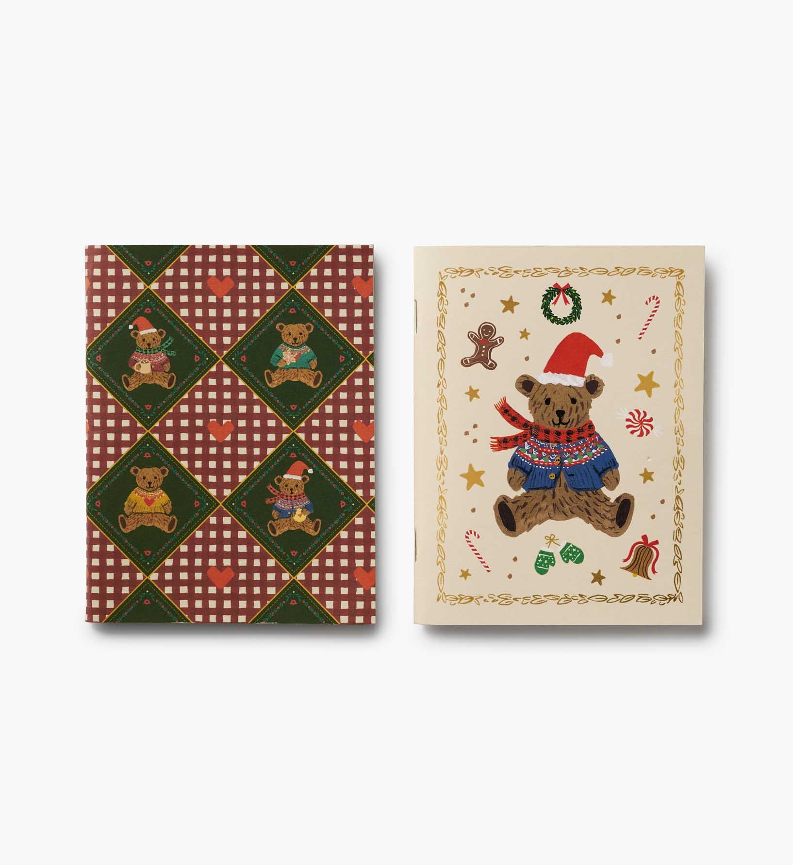 Pocket Notebook Set - Beary Christmas