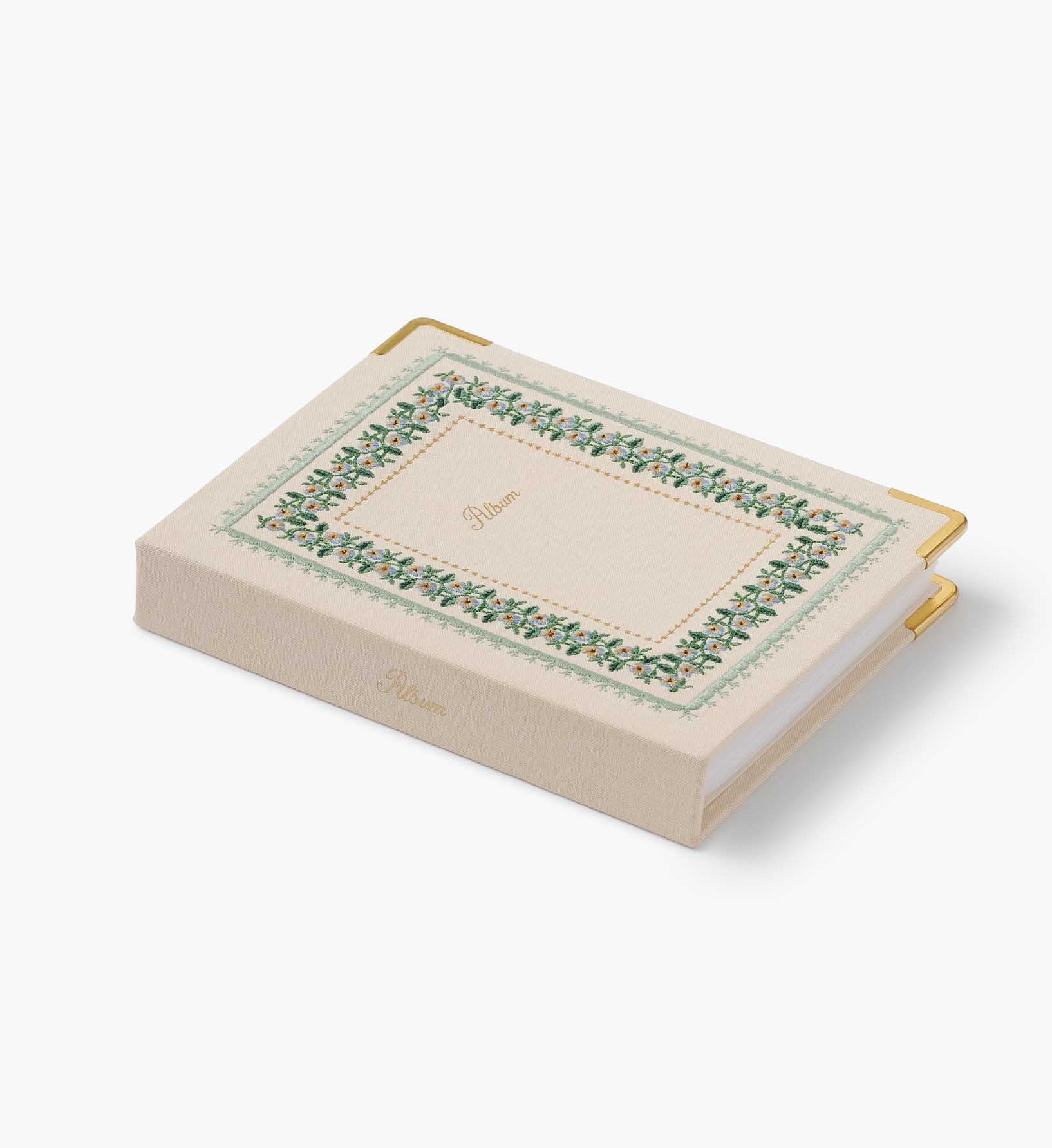 Embroidered Small Photo Album - Portico