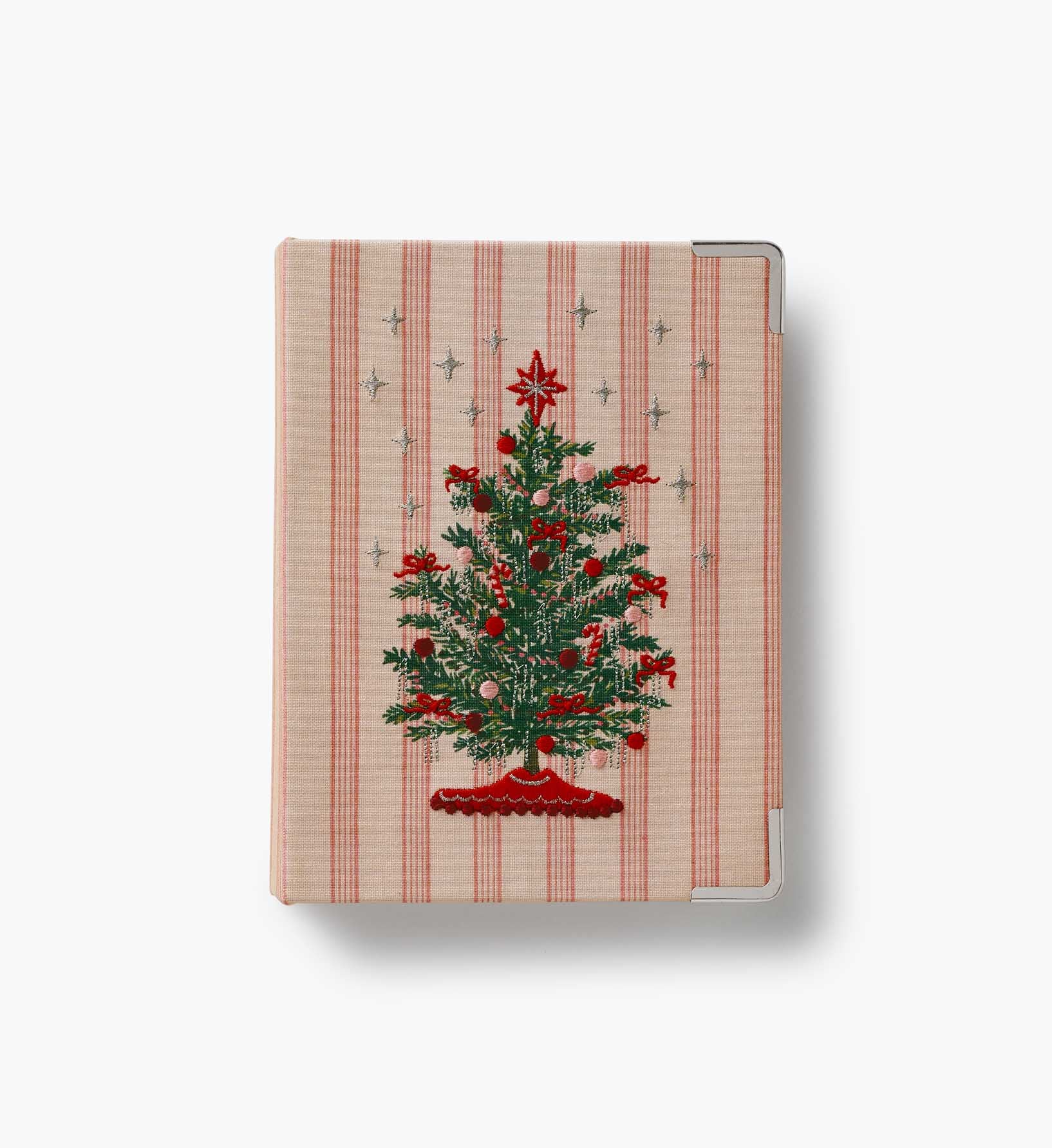 Embroidered Small Photo Album - Tinsel Tree