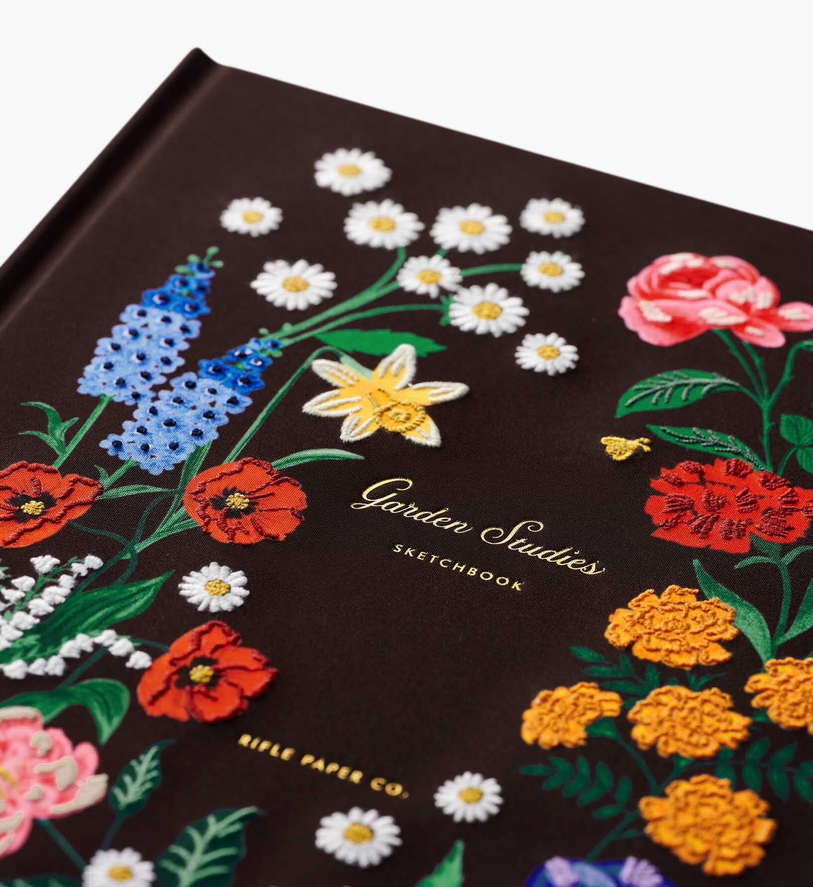 Embroidered Sketchbook - Garden Study