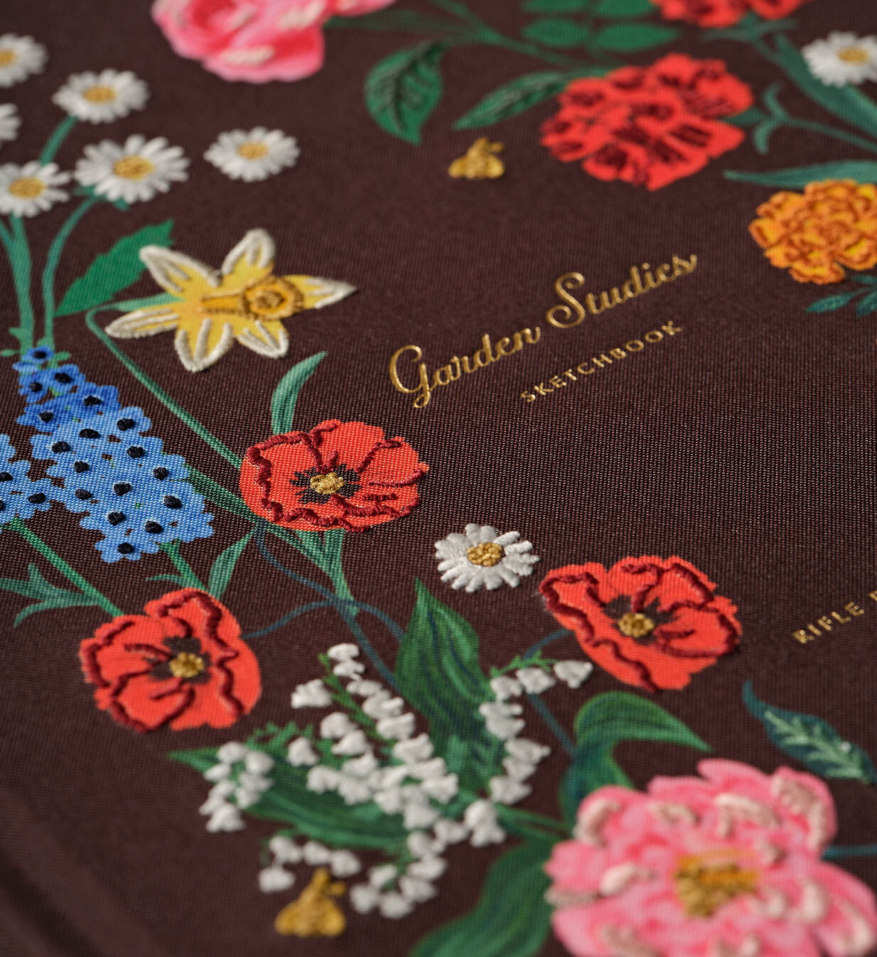 Embroidered Sketchbook - Garden Study