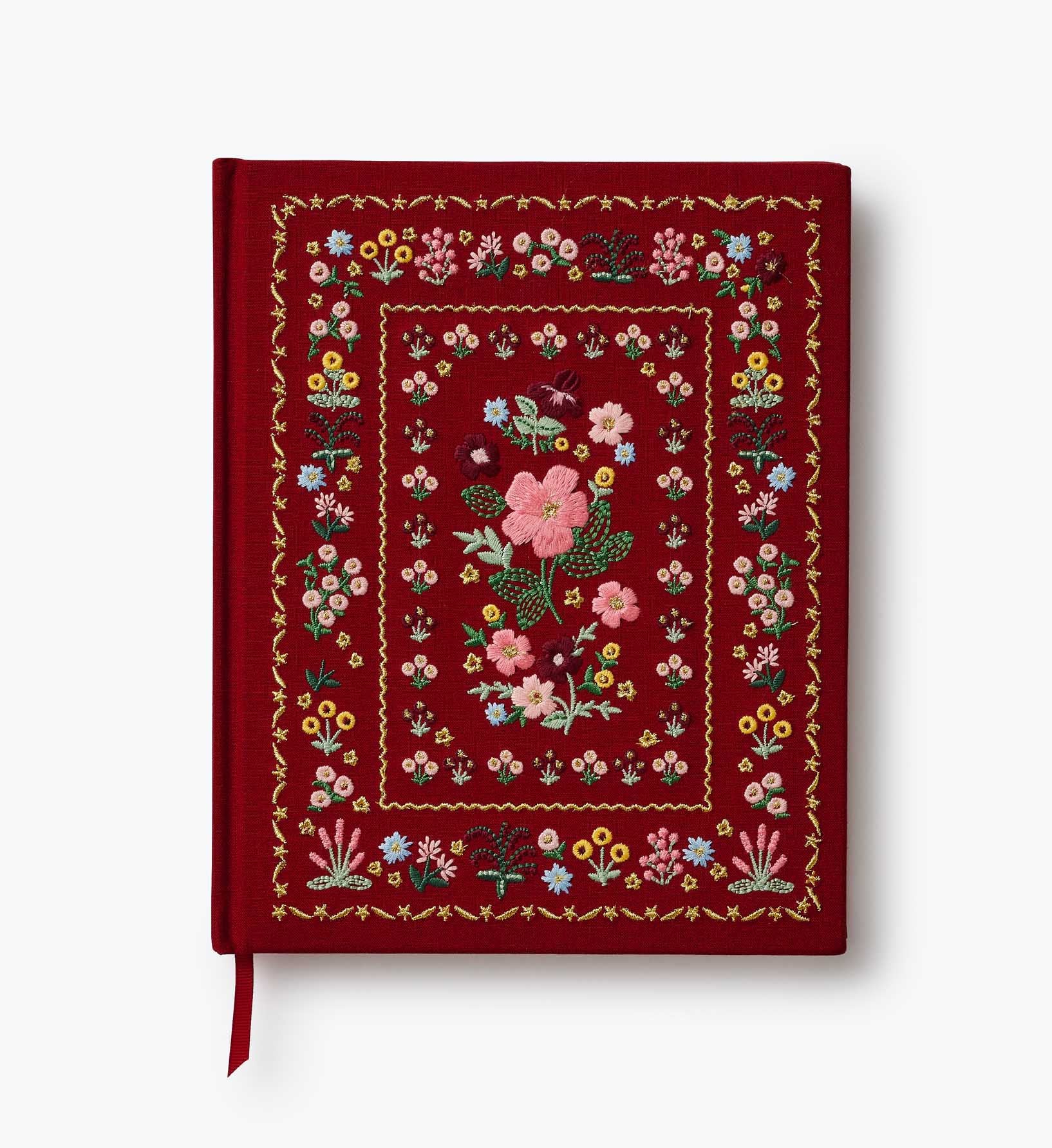 Embroidered Sketchbook - Gemma