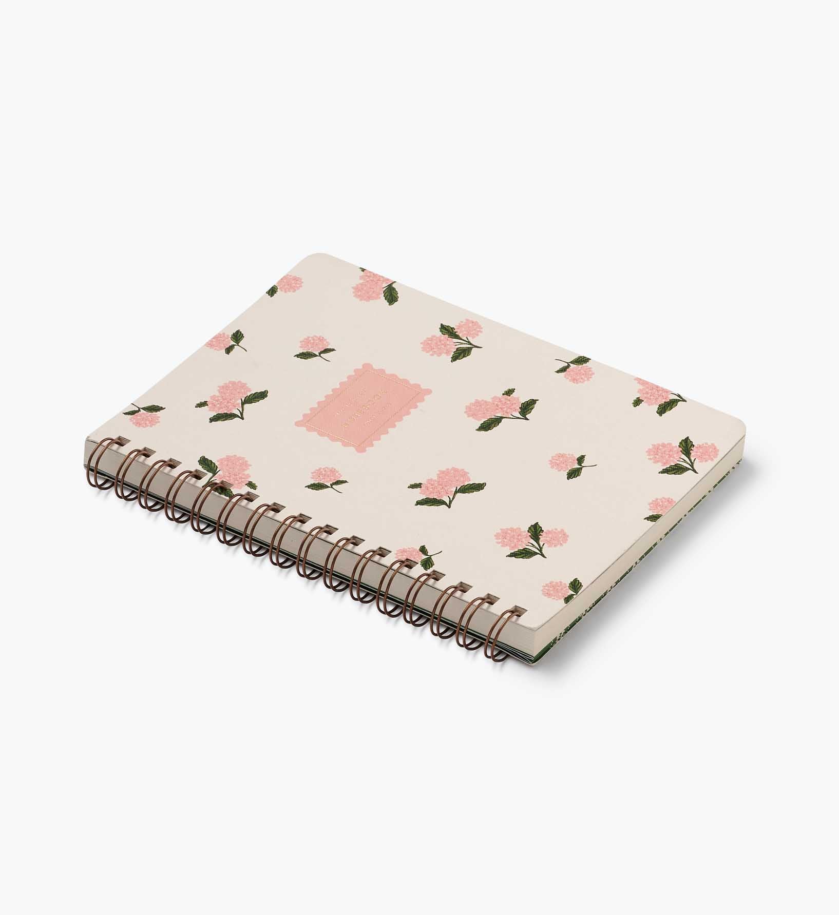 Spiral Notebook - Pink Hydrangea