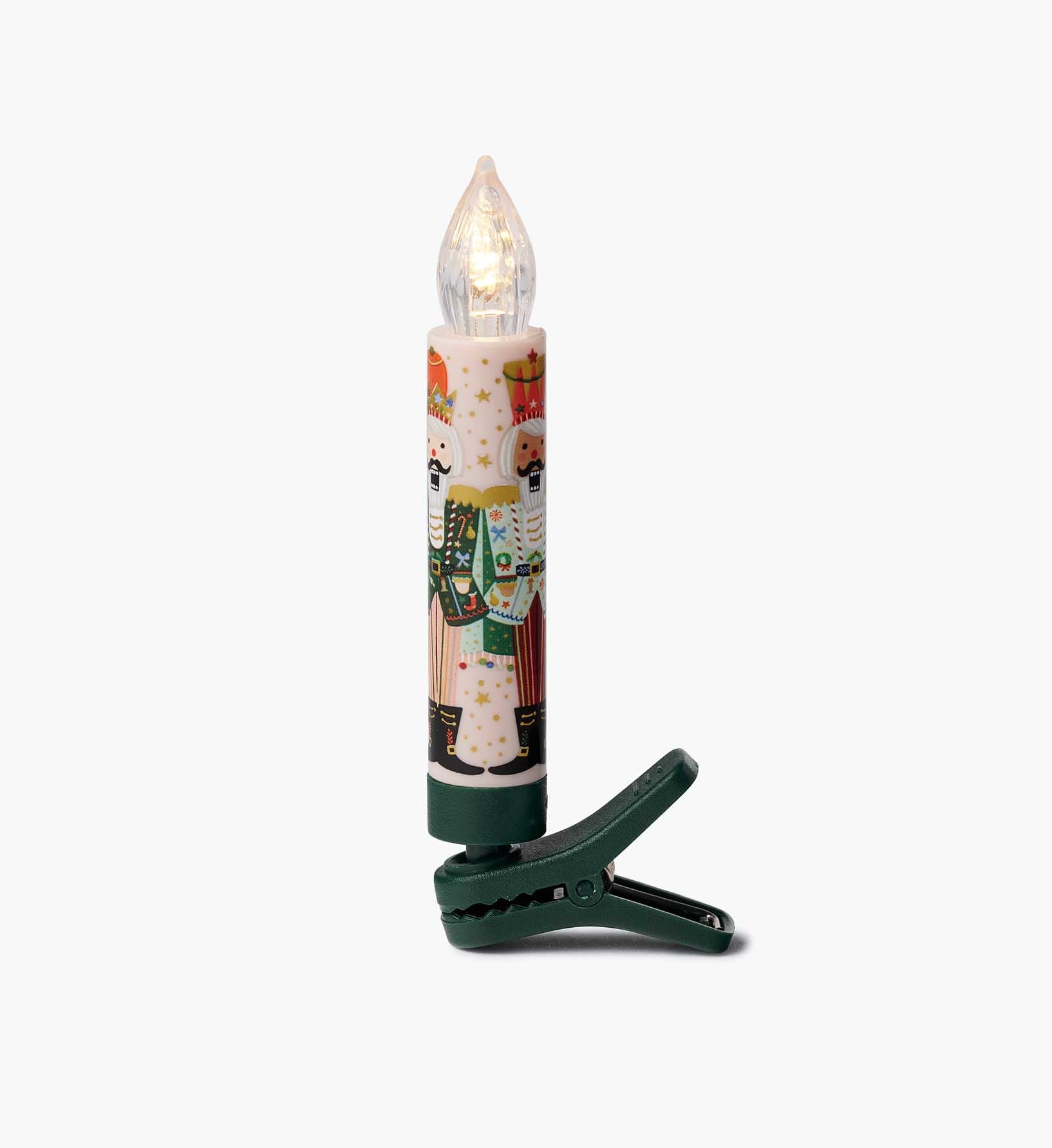 Holiday Clip-On Candle Lights - Nutcracker Brigade
