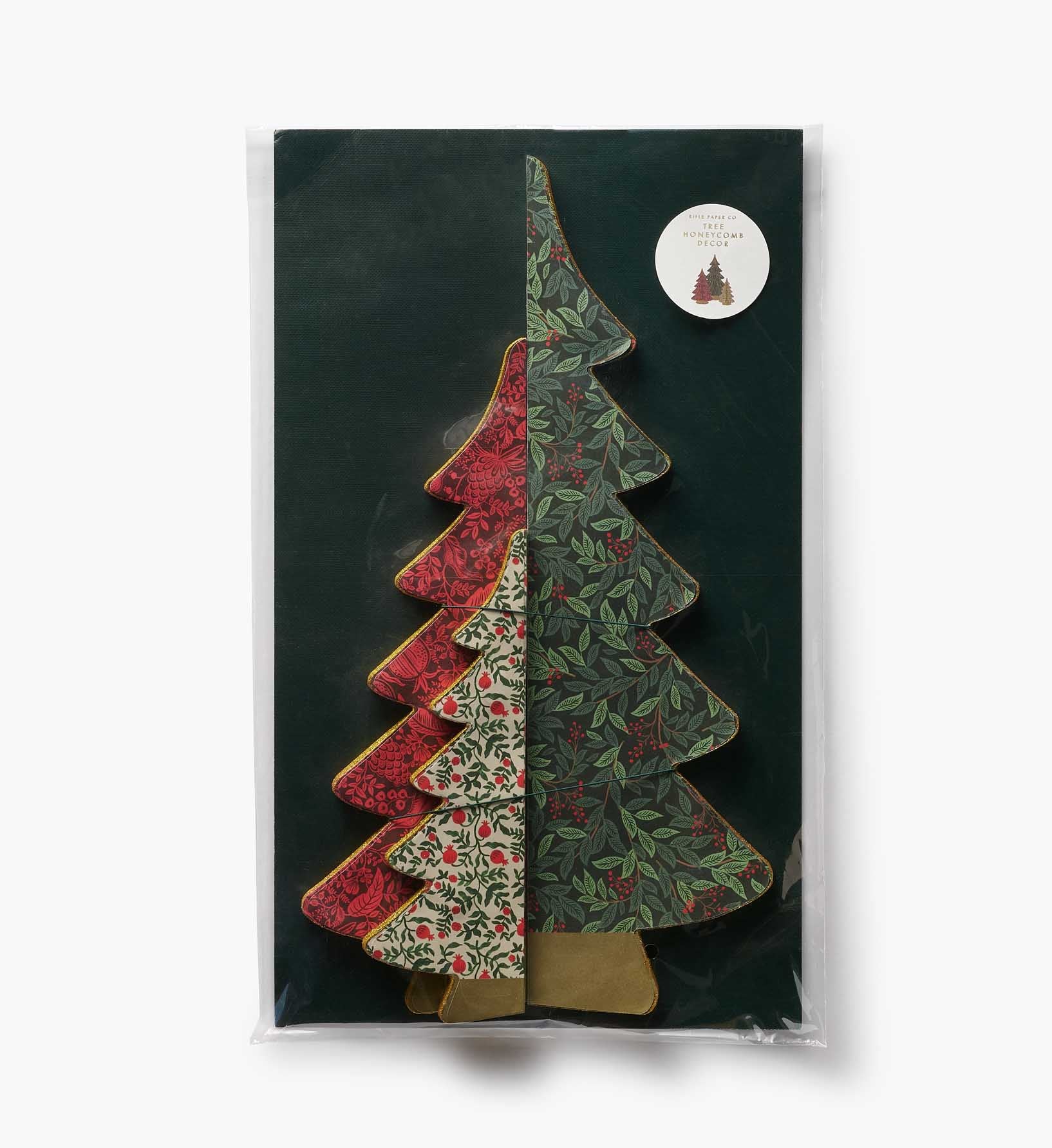 Holiday Honeycomb Tree Decor - Christmastide