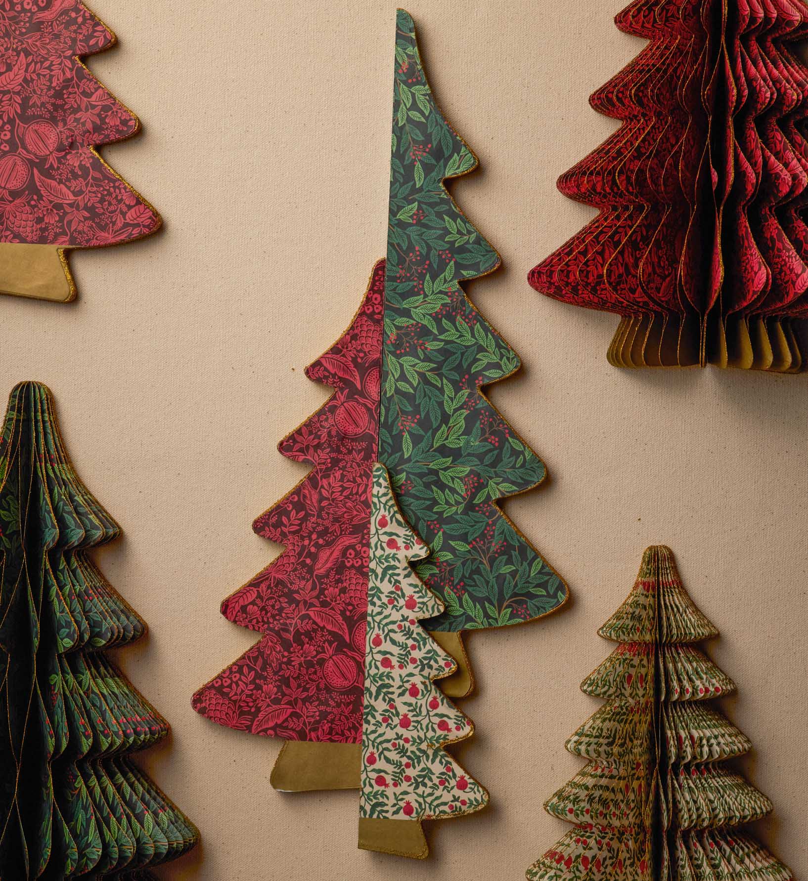 Holiday Honeycomb Tree Decor - Christmastide