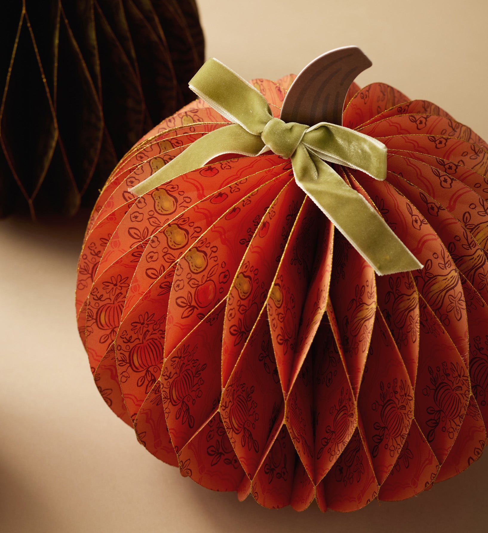 Honeycomb Decor Set - Harvest Gourd