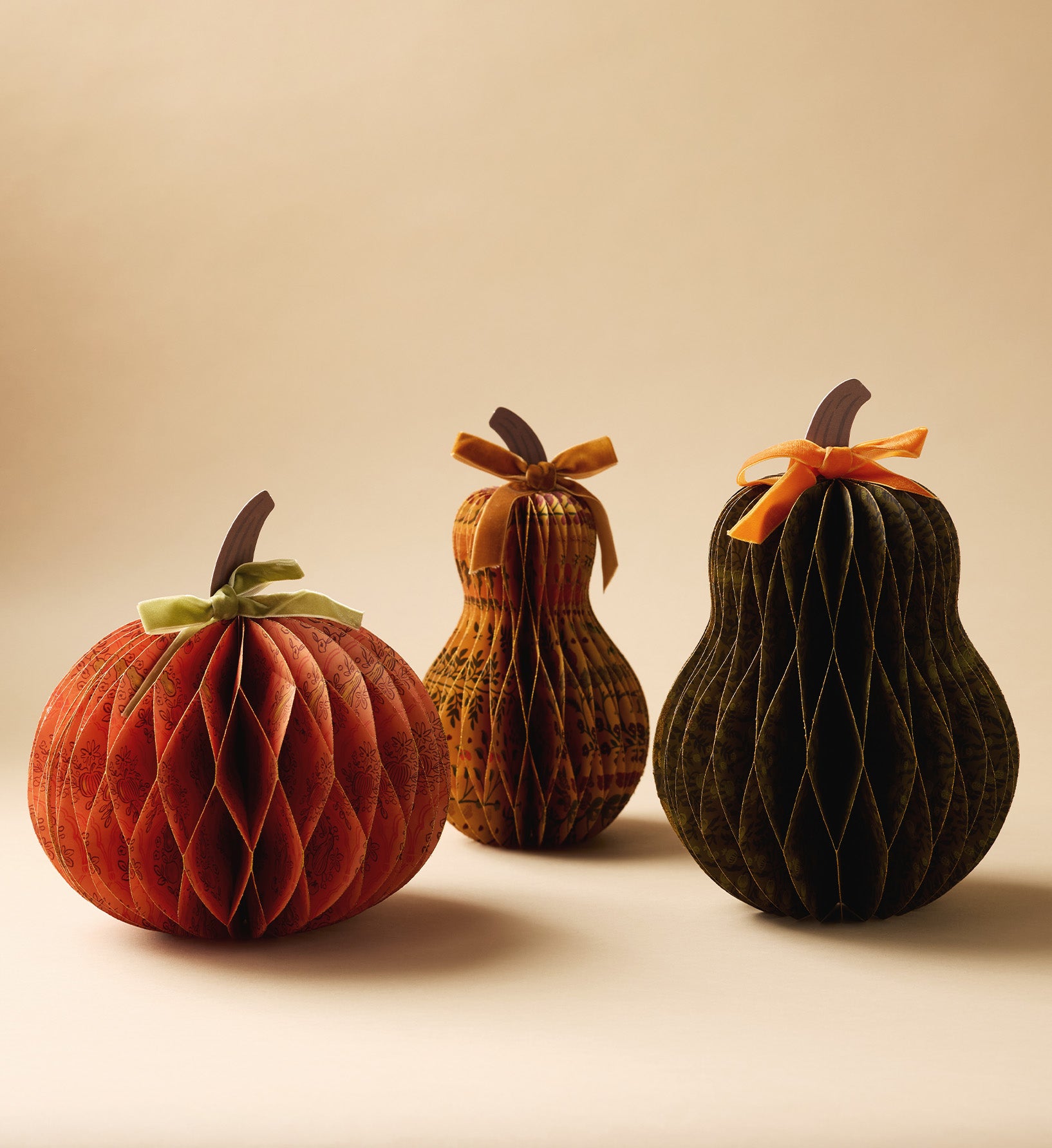 Honeycomb Decor Set - Harvest Gourd