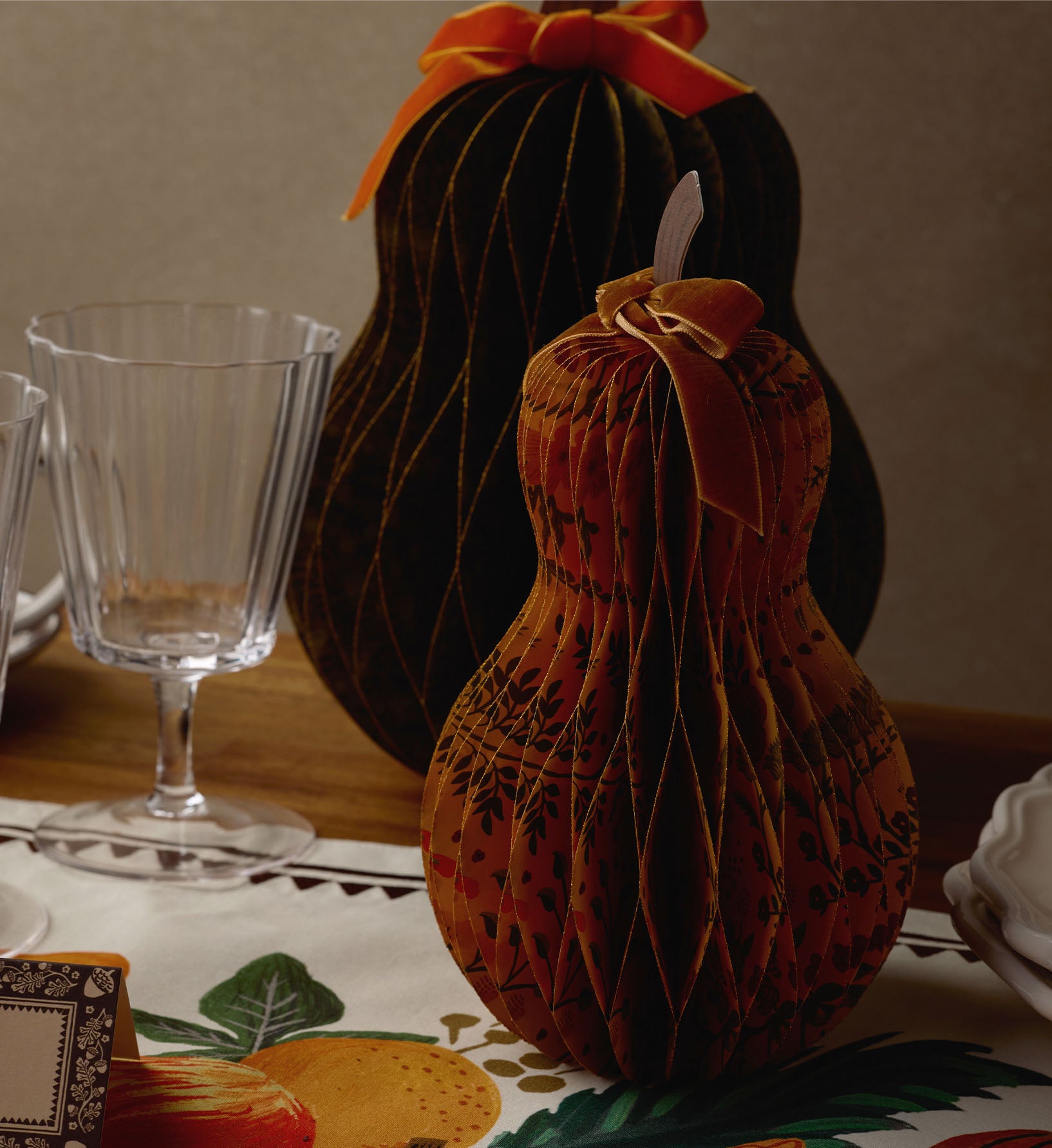 Honeycomb Decor Set - Harvest Gourd