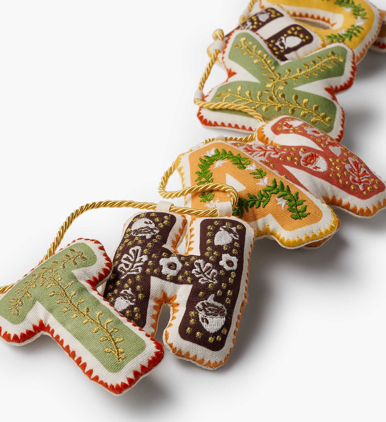 Embroidered Garland - Thankful Harvest