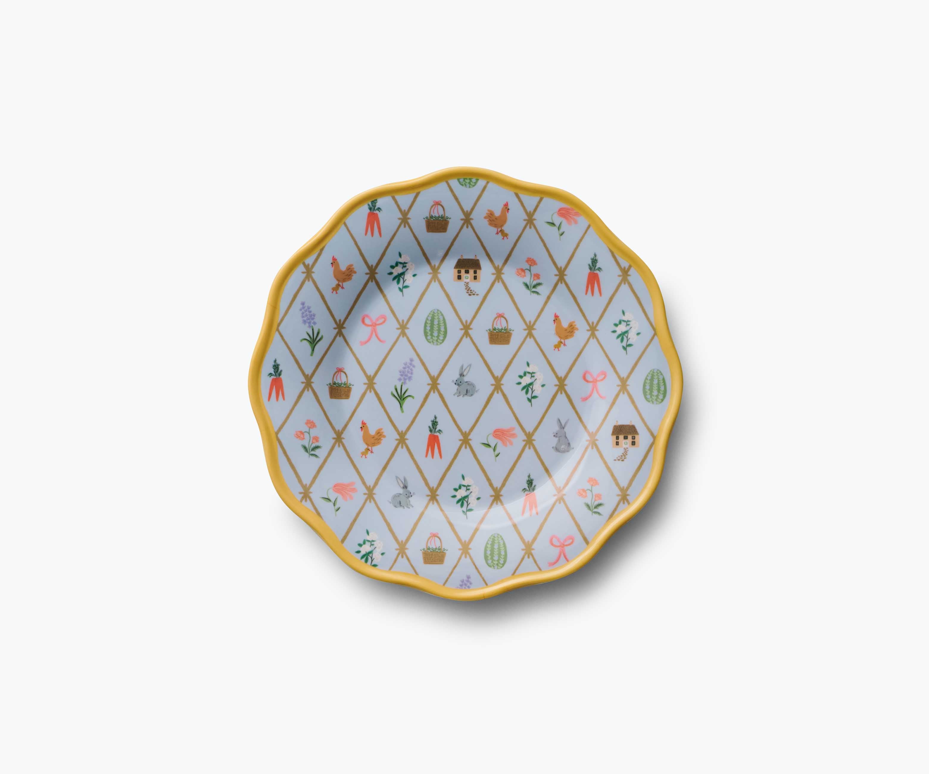 Melamine Assorted Dessert Plates - Spring Farm