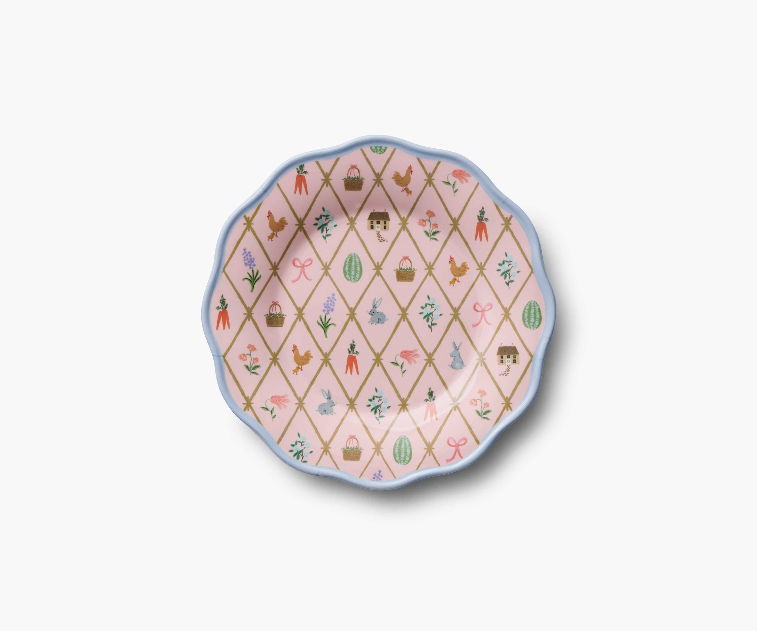 Melamine Assorted Dessert Plates - Spring Farm
