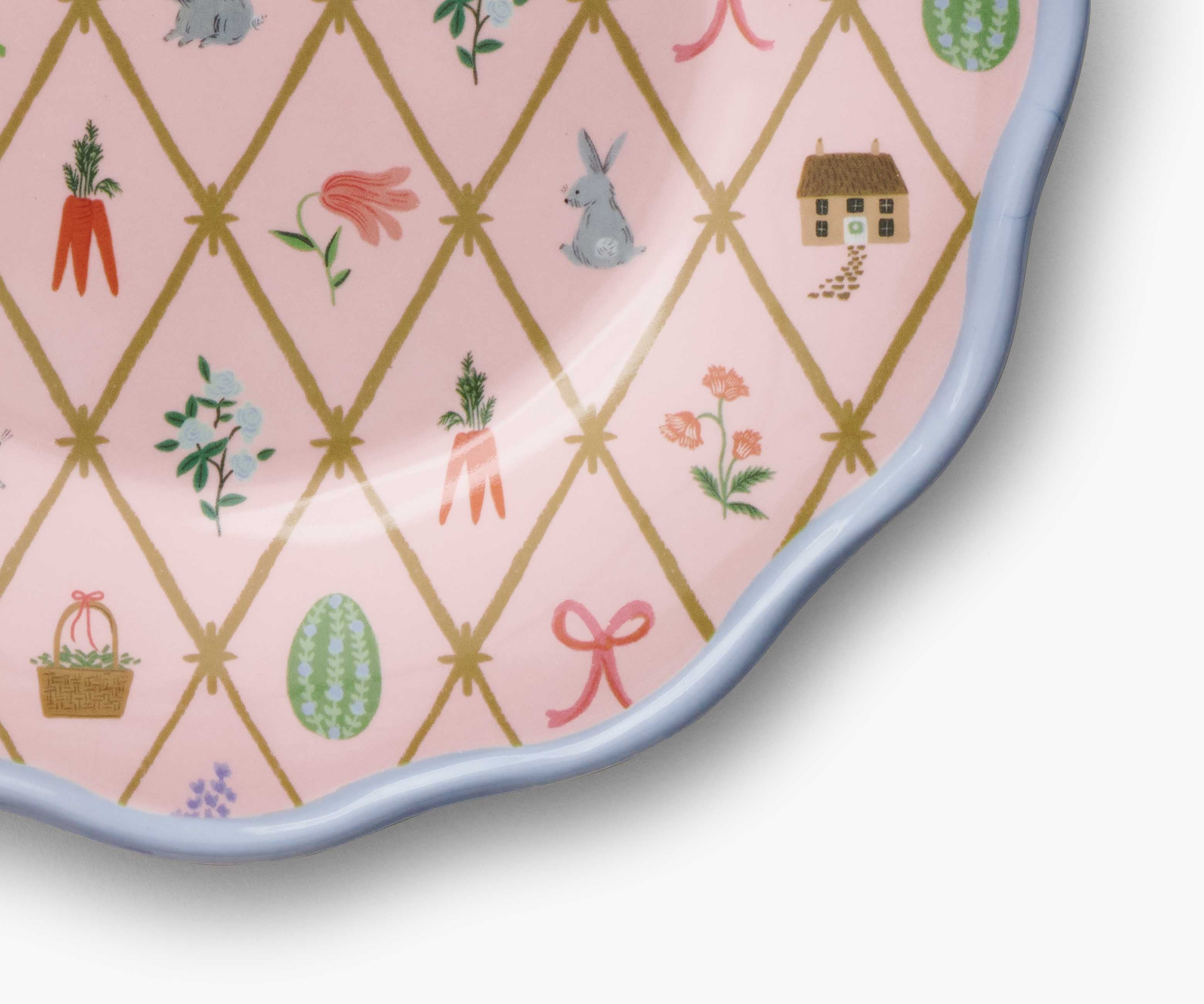 Melamine Assorted Dessert Plates - Spring Farm