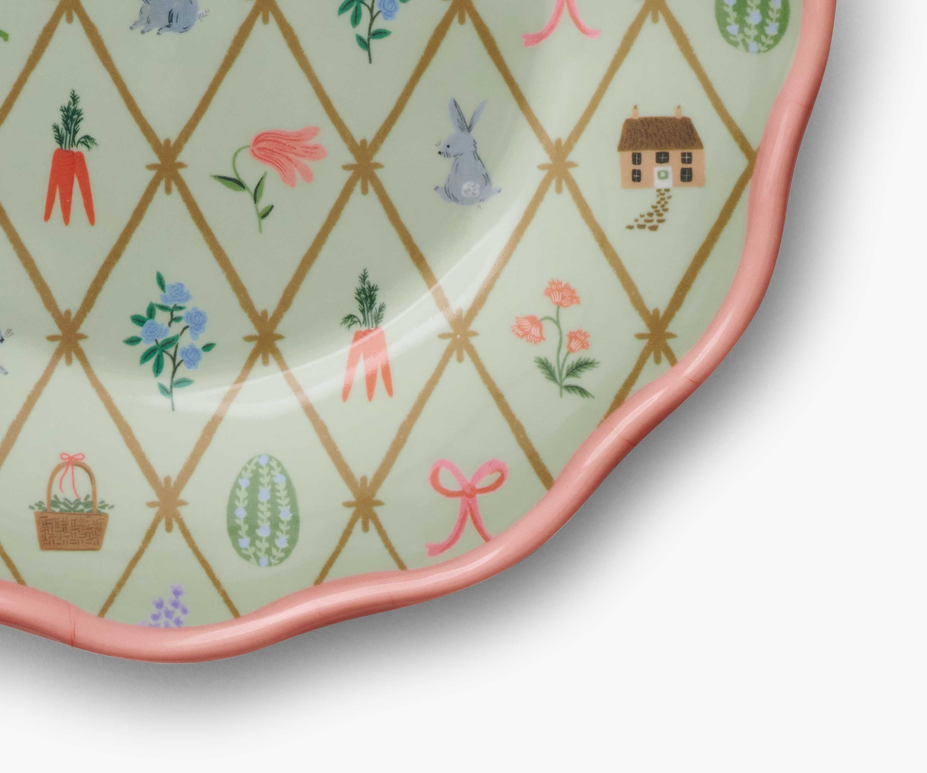 Melamine Assorted Dessert Plates - Spring Farm