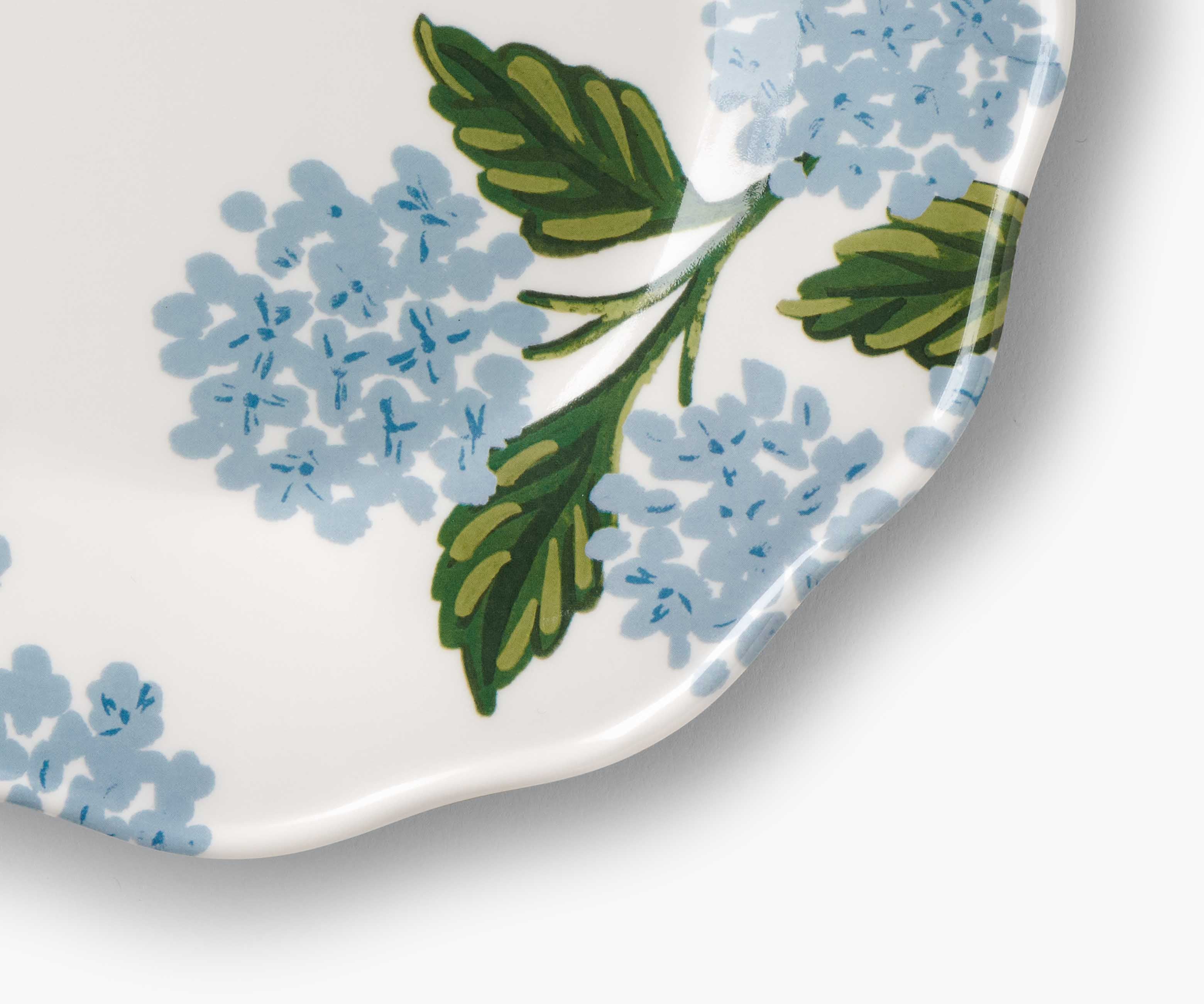 Melamine Assorted Dessert Plates - Hydrangea