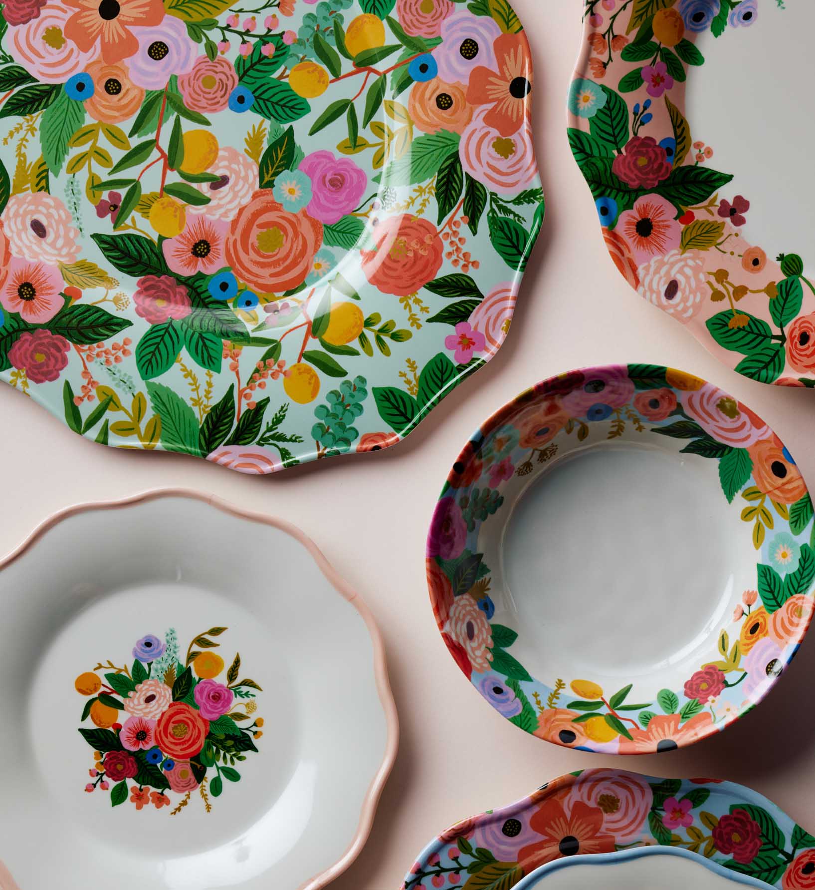 Melamine Serving Platter - Garden Party