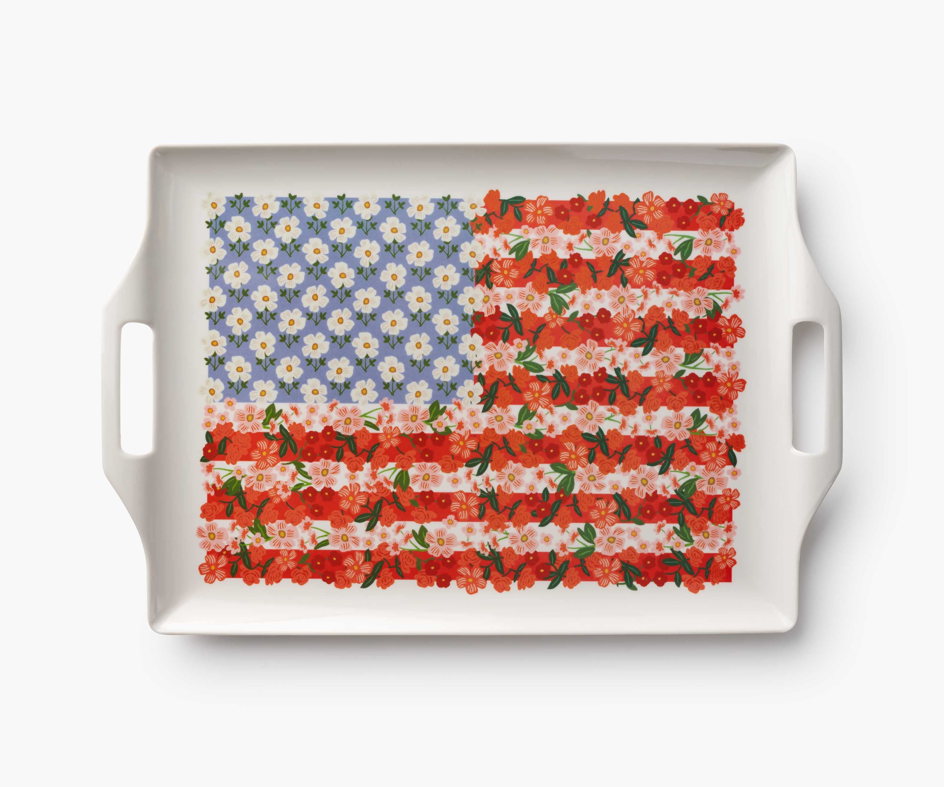 Serving Platter with Handles - Americana