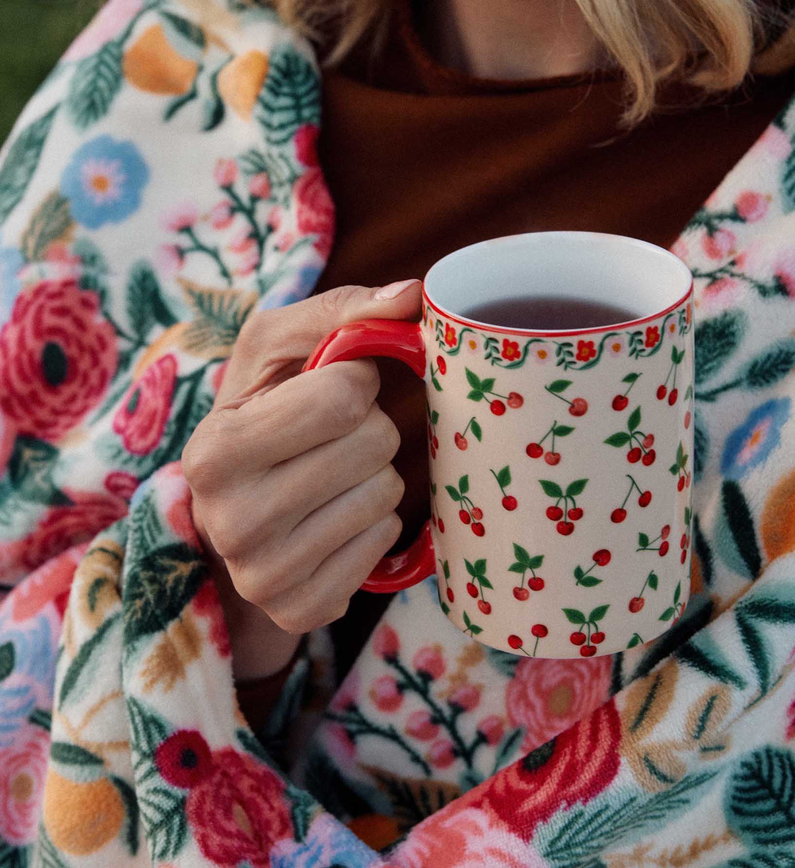Porcelain Mug - Cherries