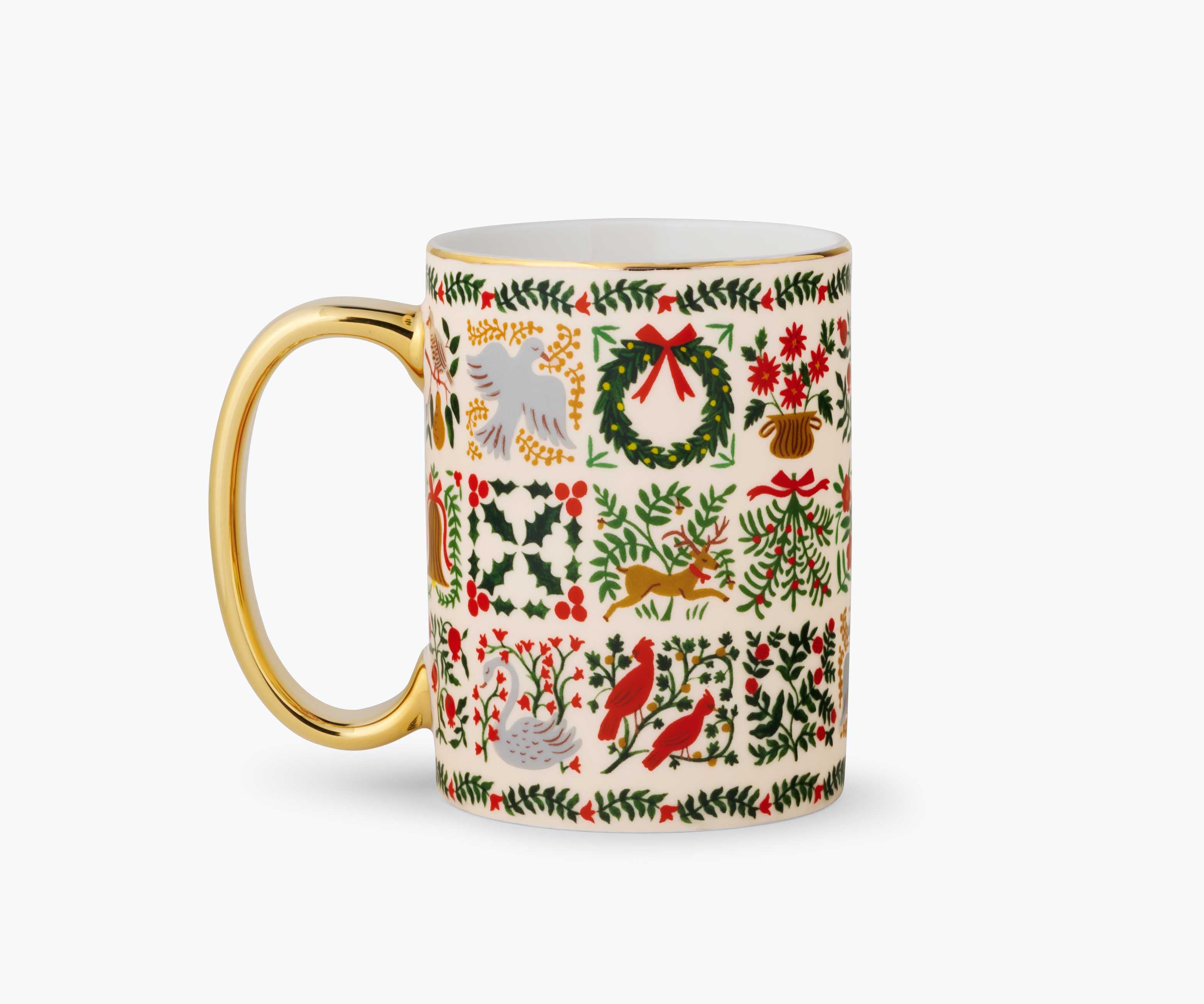 Holiday Porcelain Mug - Christmastide