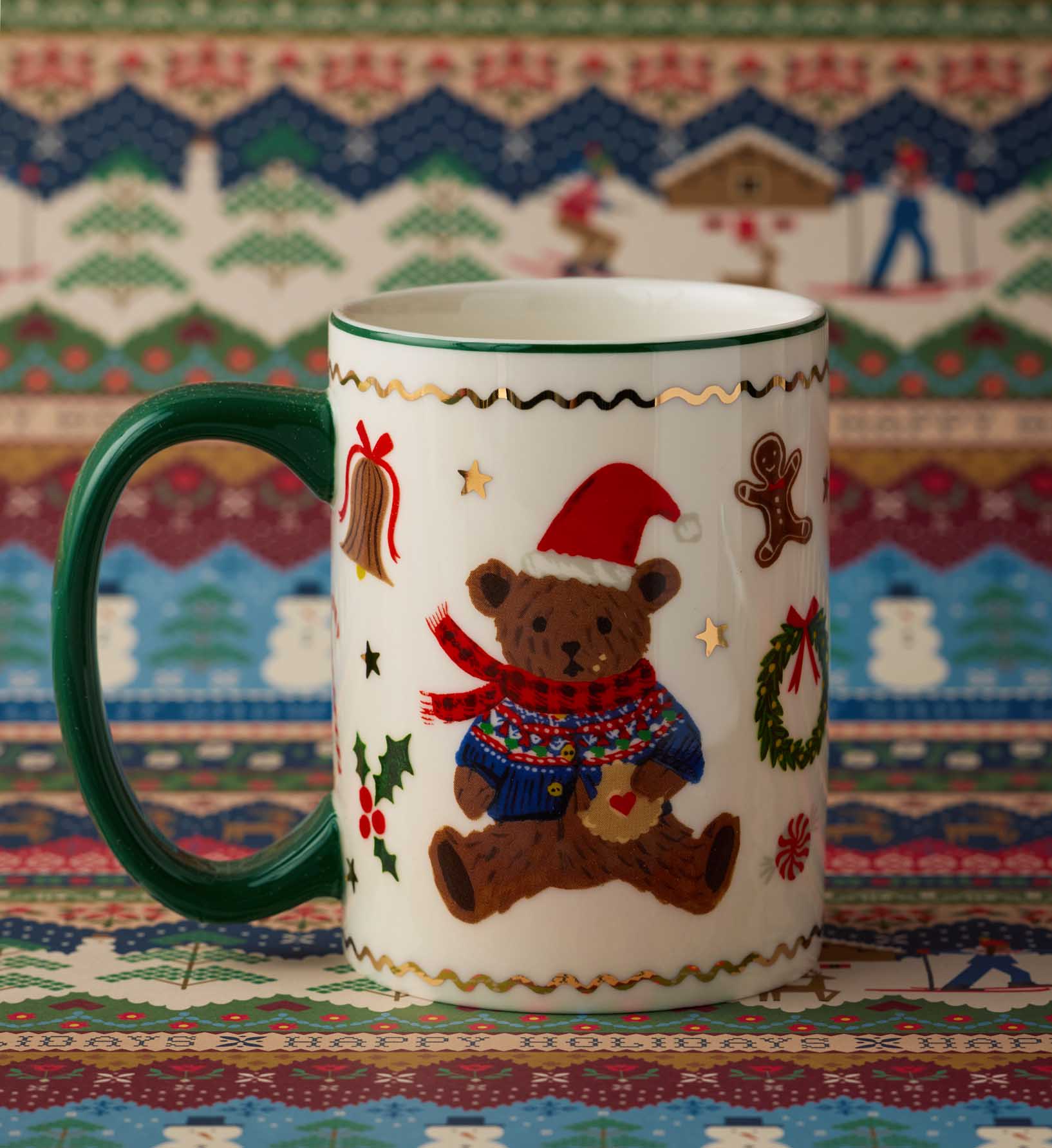 Holiday Porcelain Mug - Beary Christmas