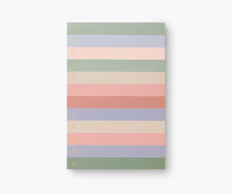 Numbered Colorblock - Large Memo Notepad