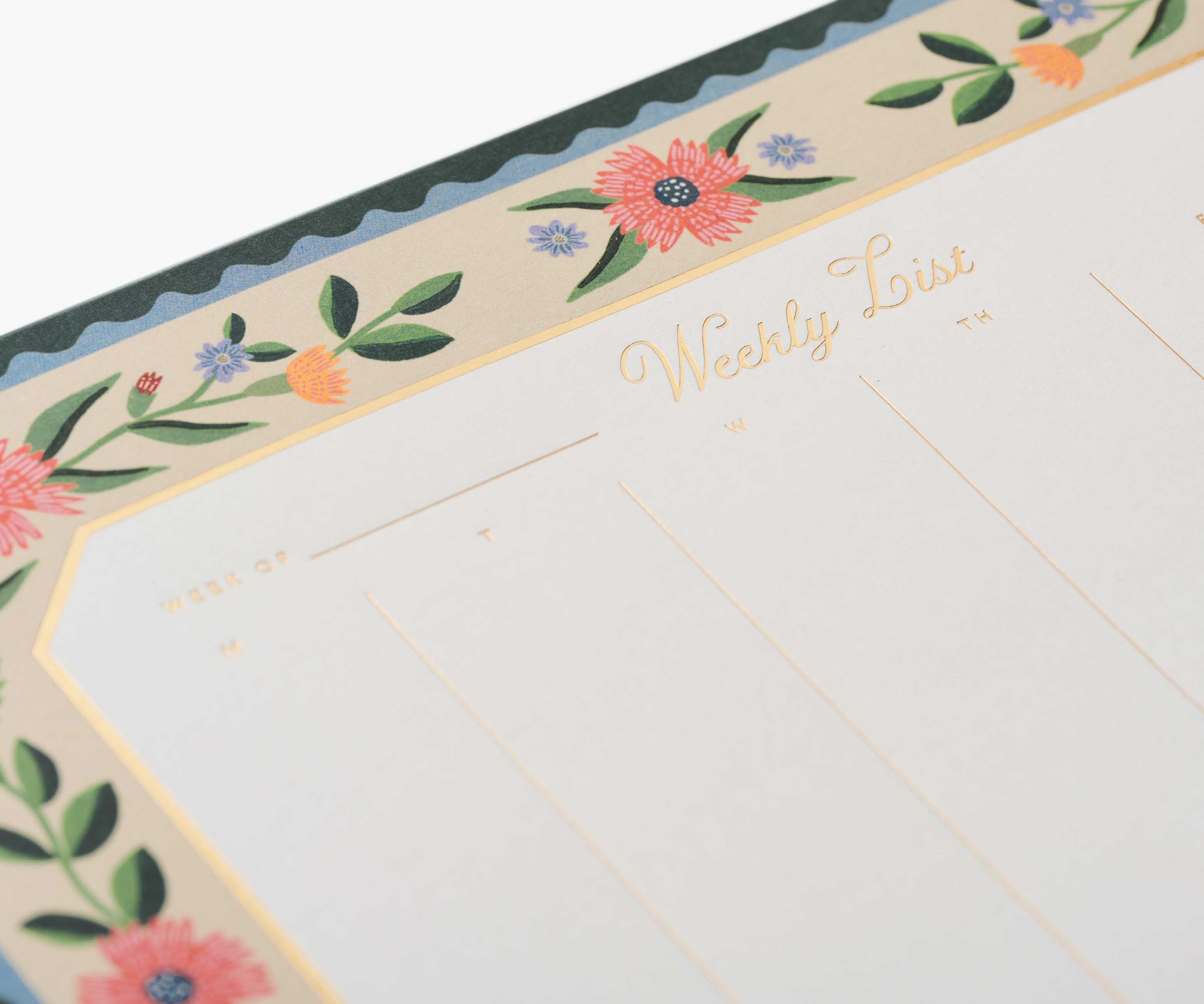 Weekly Desk Pad - Aster