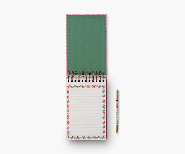 Rahil Notepad Desktop Delphine Desktop Spiral Notepad | Rifle Paper Co.
