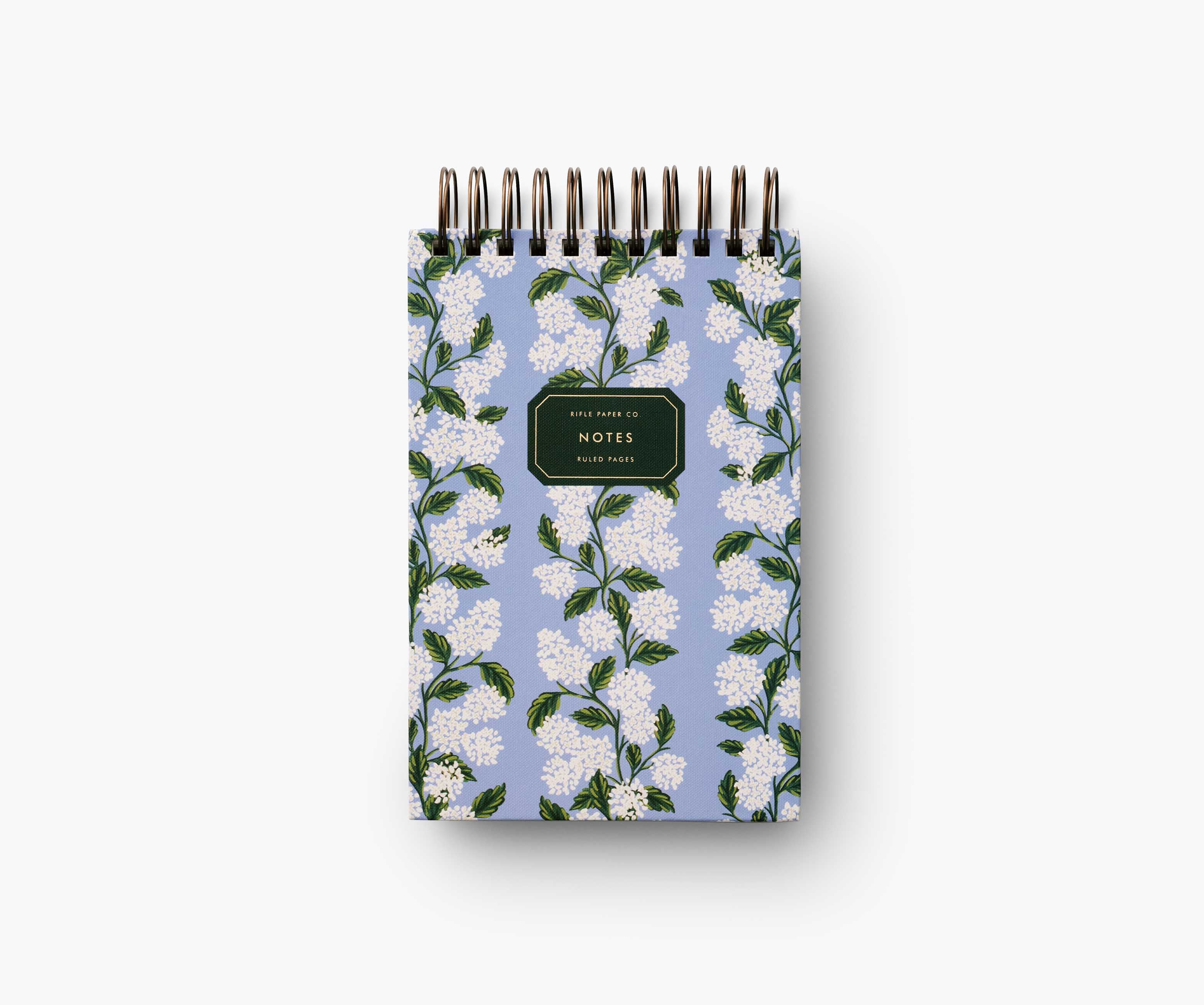 Desktop Spiral Notepad - Hydrangea