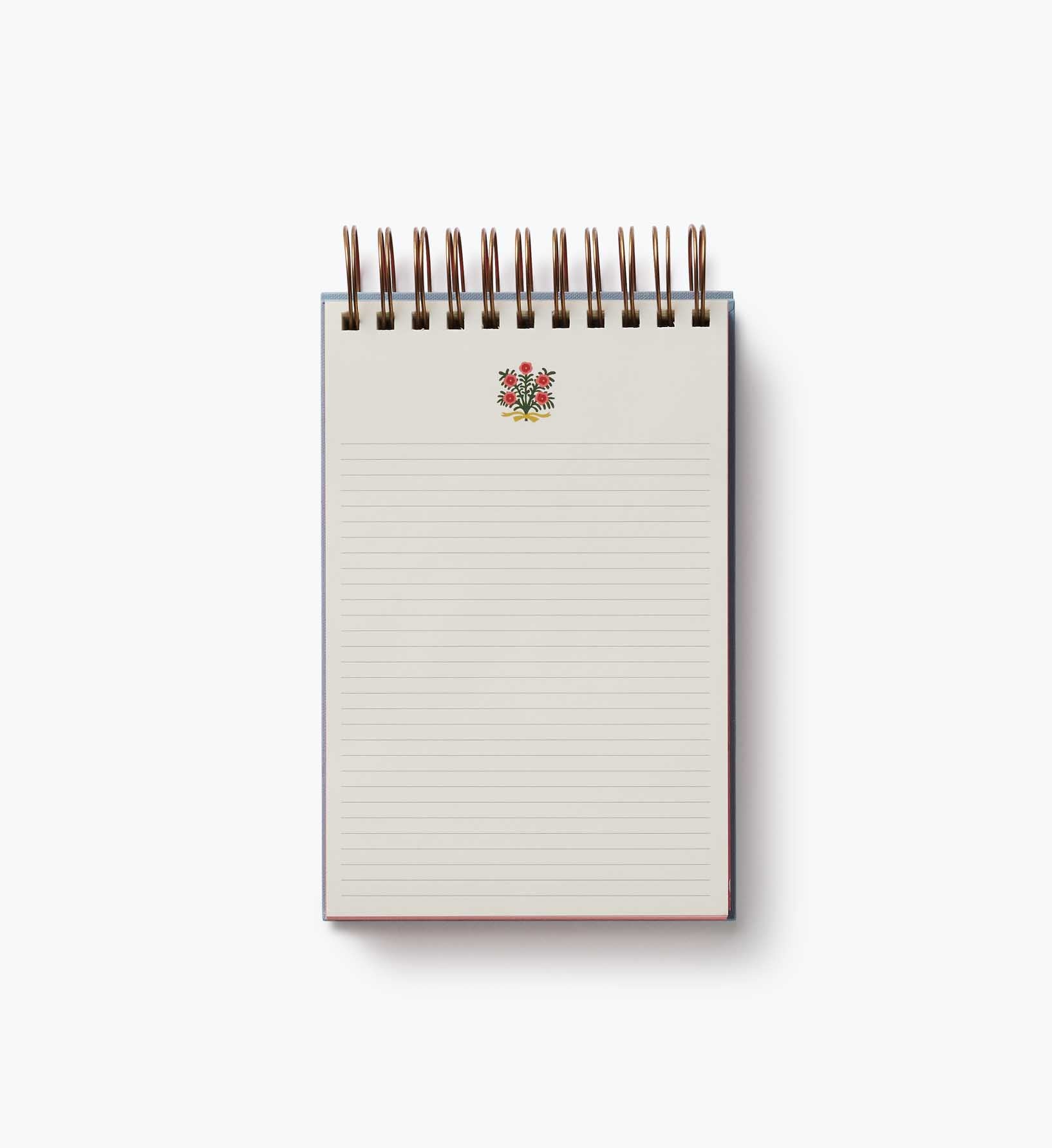 Desktop Spiral Notepad - Rosette