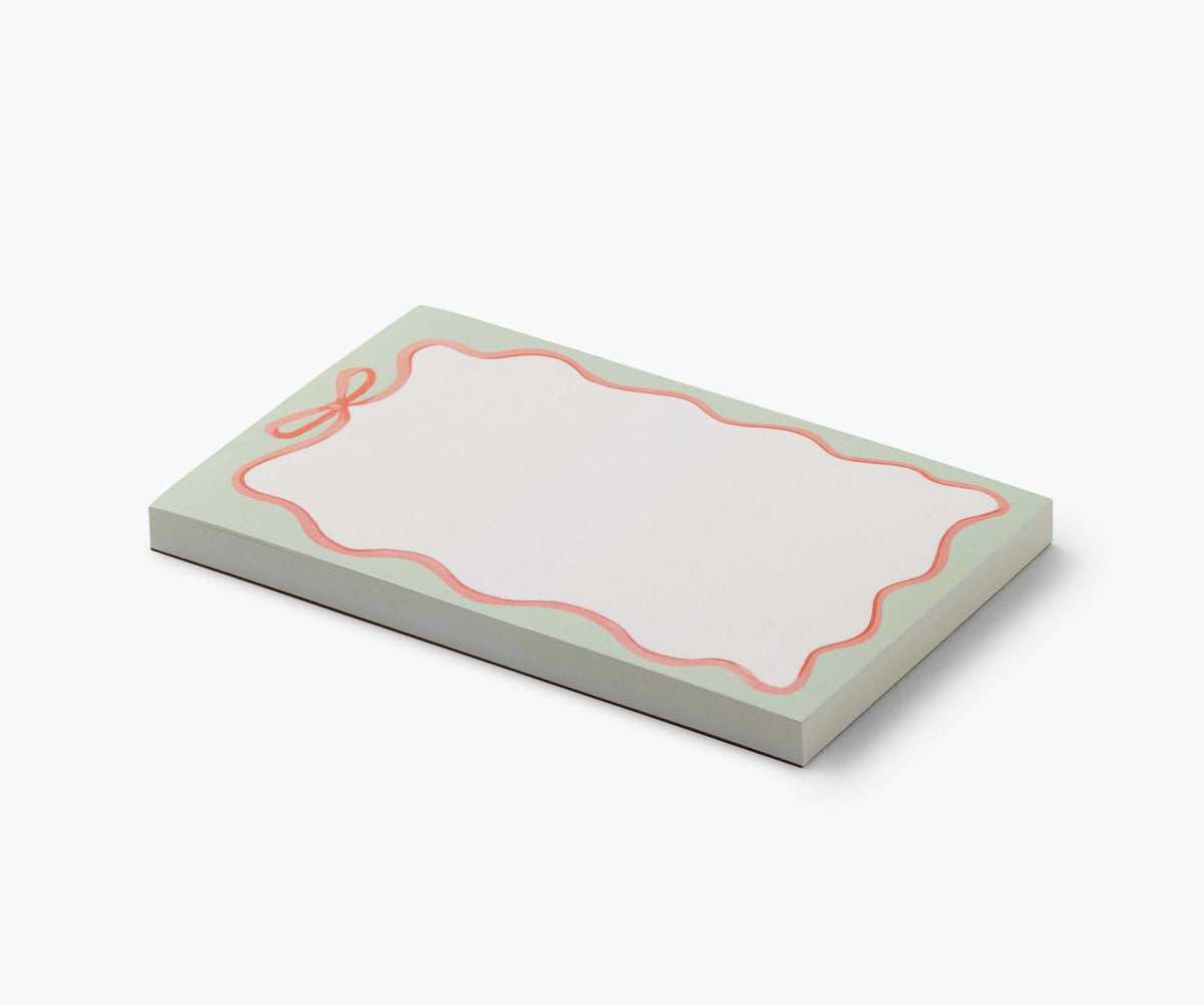 Blank Notepad with Ribbon Illustration | Rifle Paper Co.