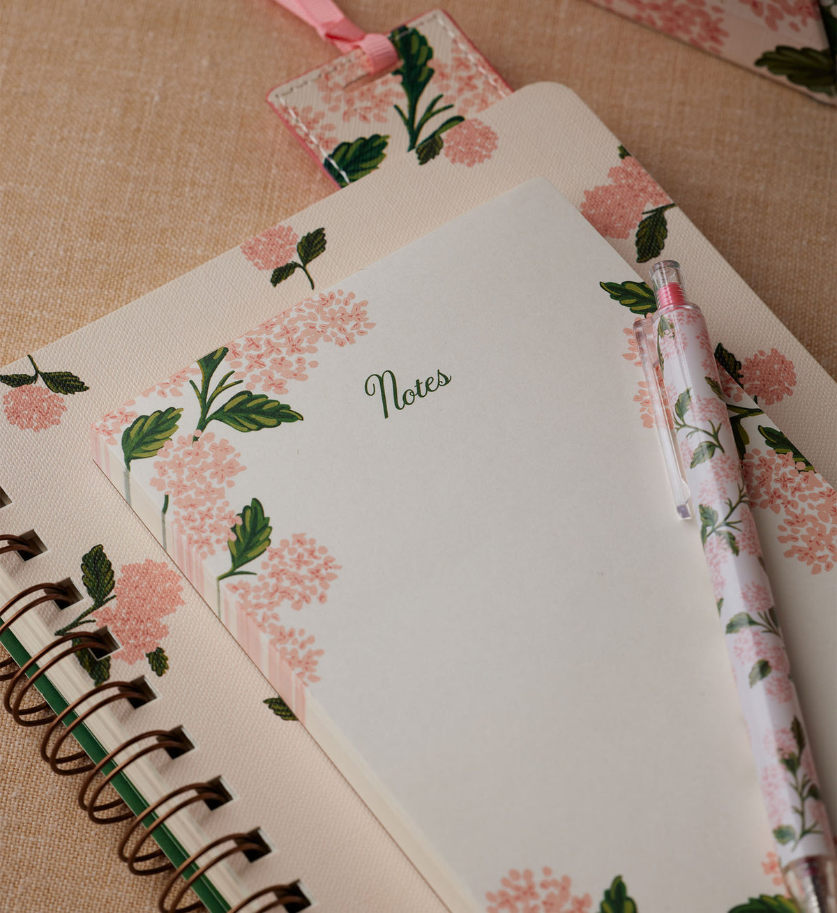 Notepad Riffle Paper Pink Hydrangea Blank Notepad | Rifle Paper Co.