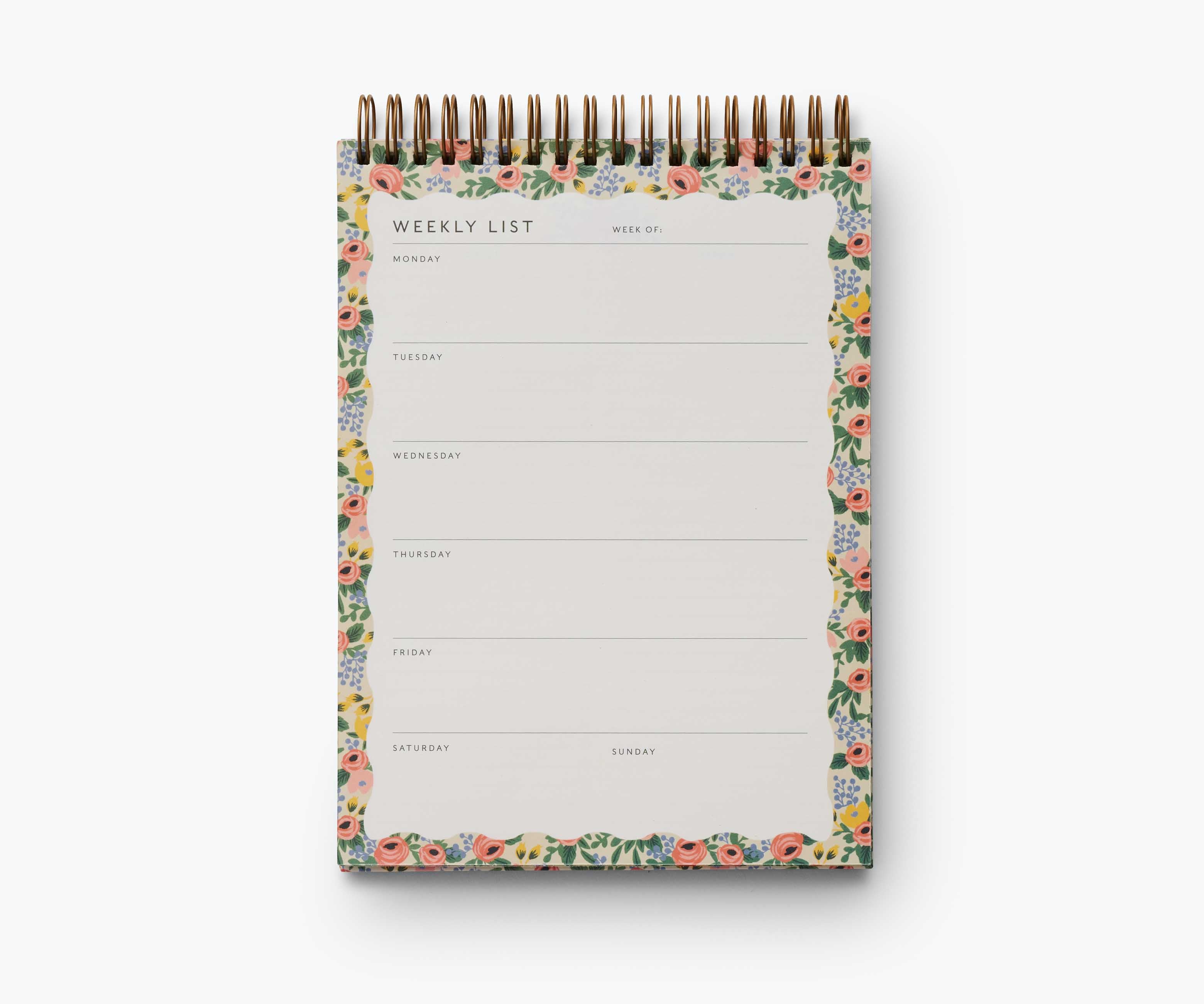 Desktop Weekly Planner - Rosa