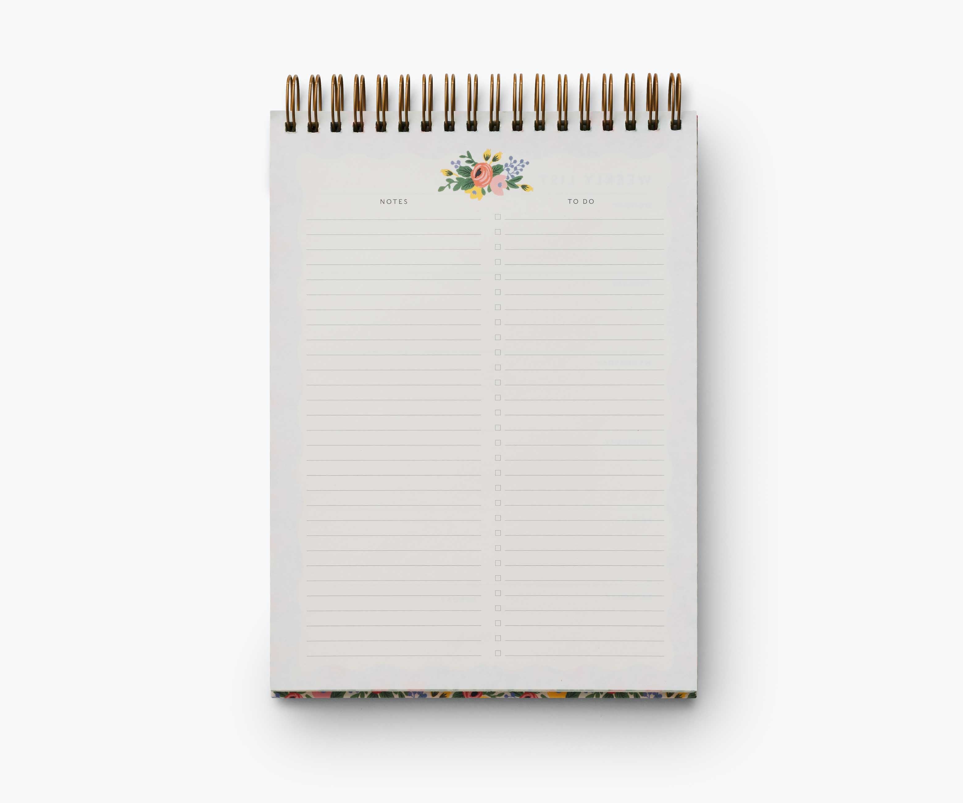 Desktop Weekly Planner - Rosa