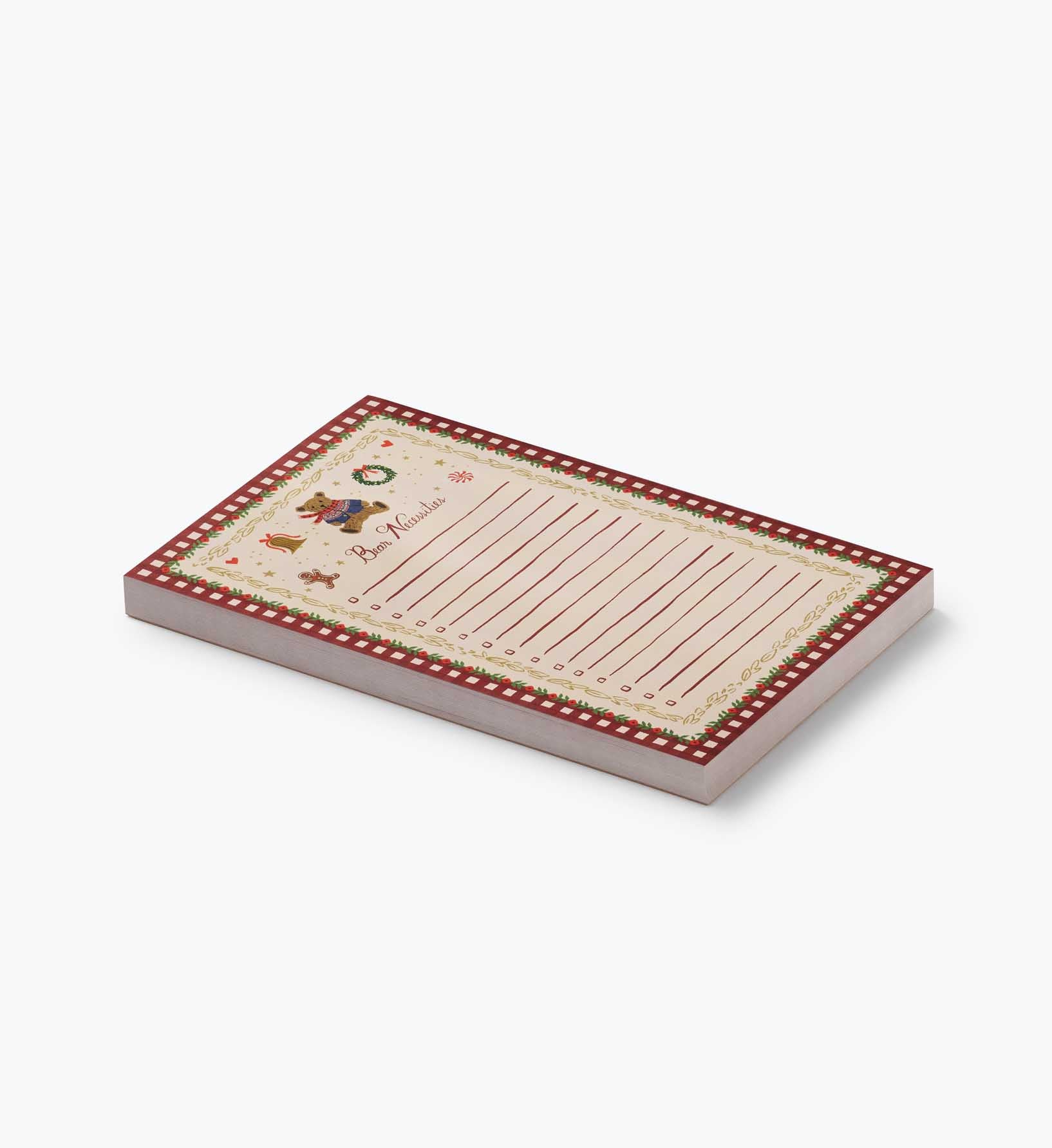 Holiday Notepad - Beary Christmas