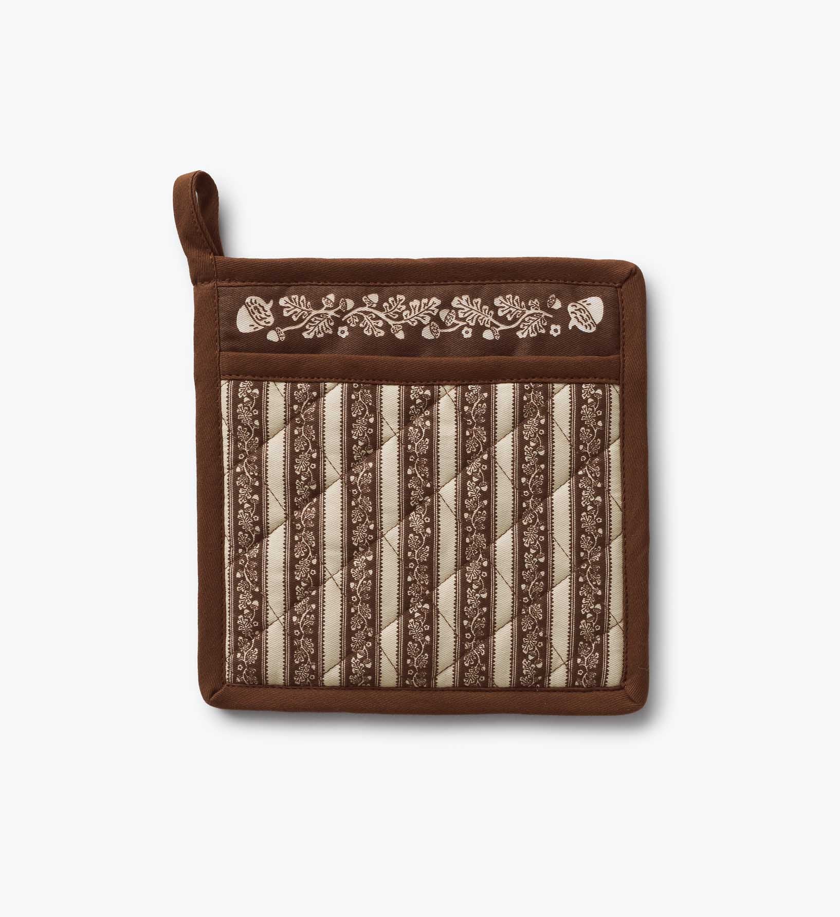 Pot Holder - Acorns