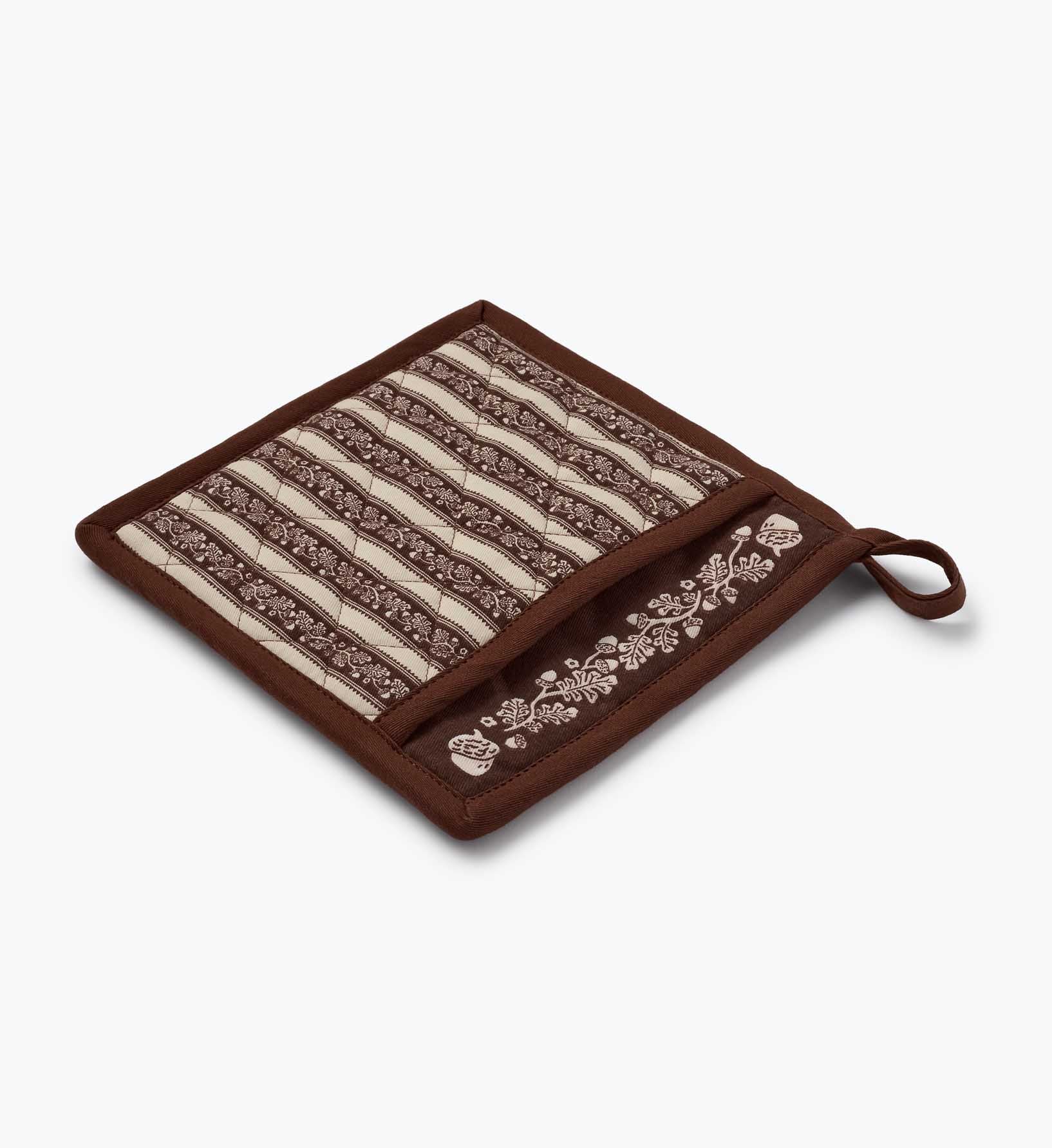Pot Holder - Acorns