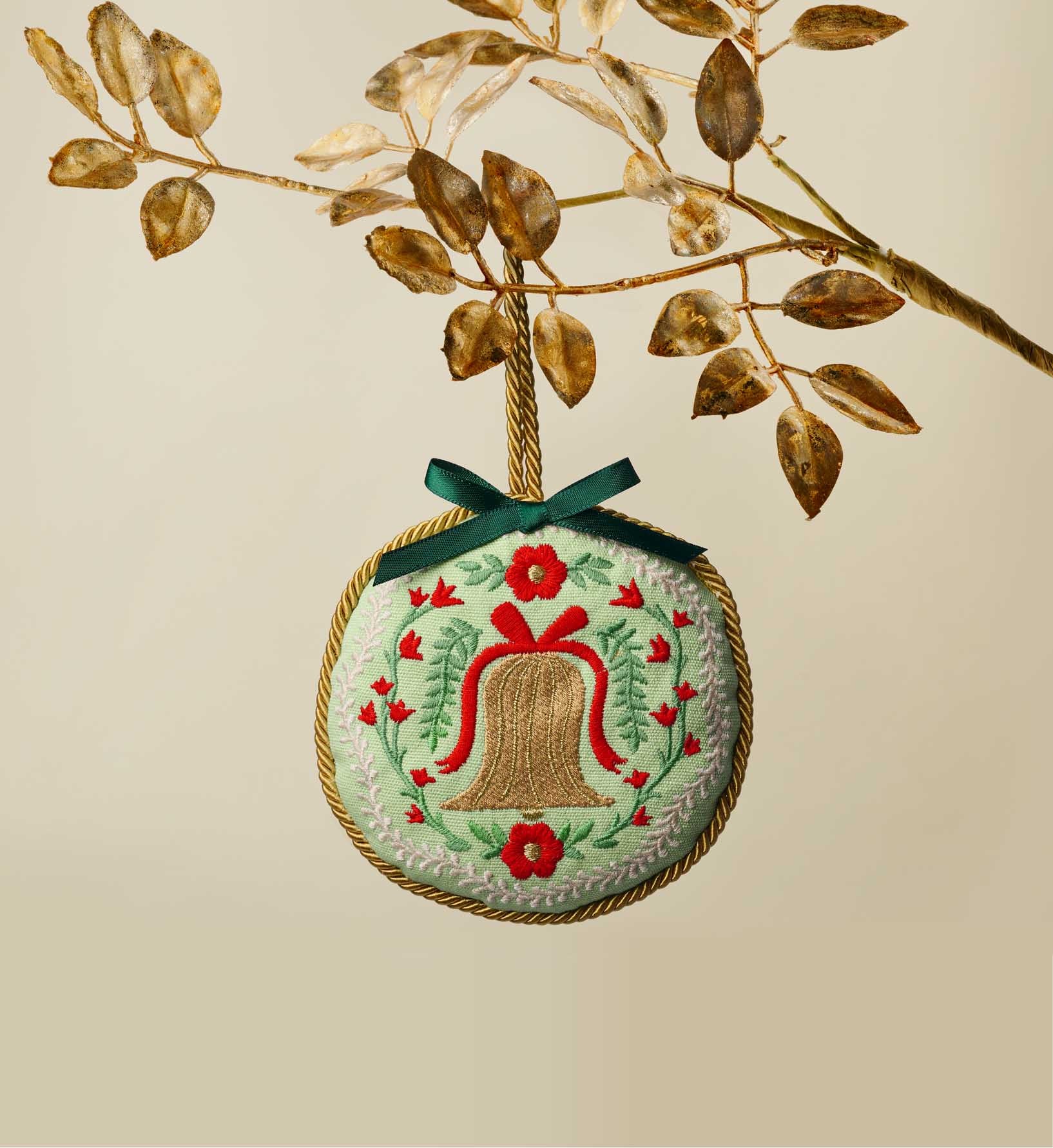 Embroidered Ornament Set - Christmastide
