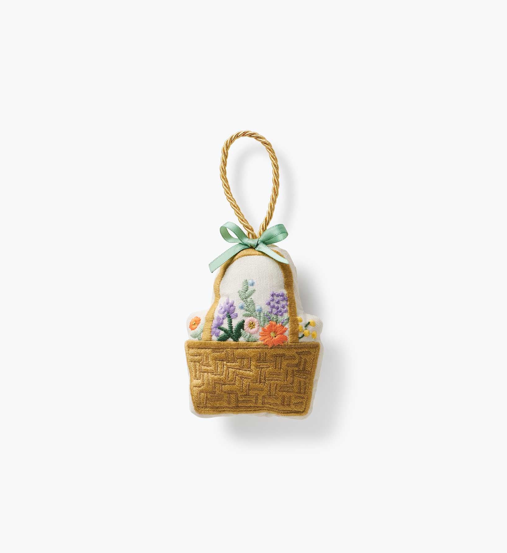 Embroidered Ornament Set - Spring Farm