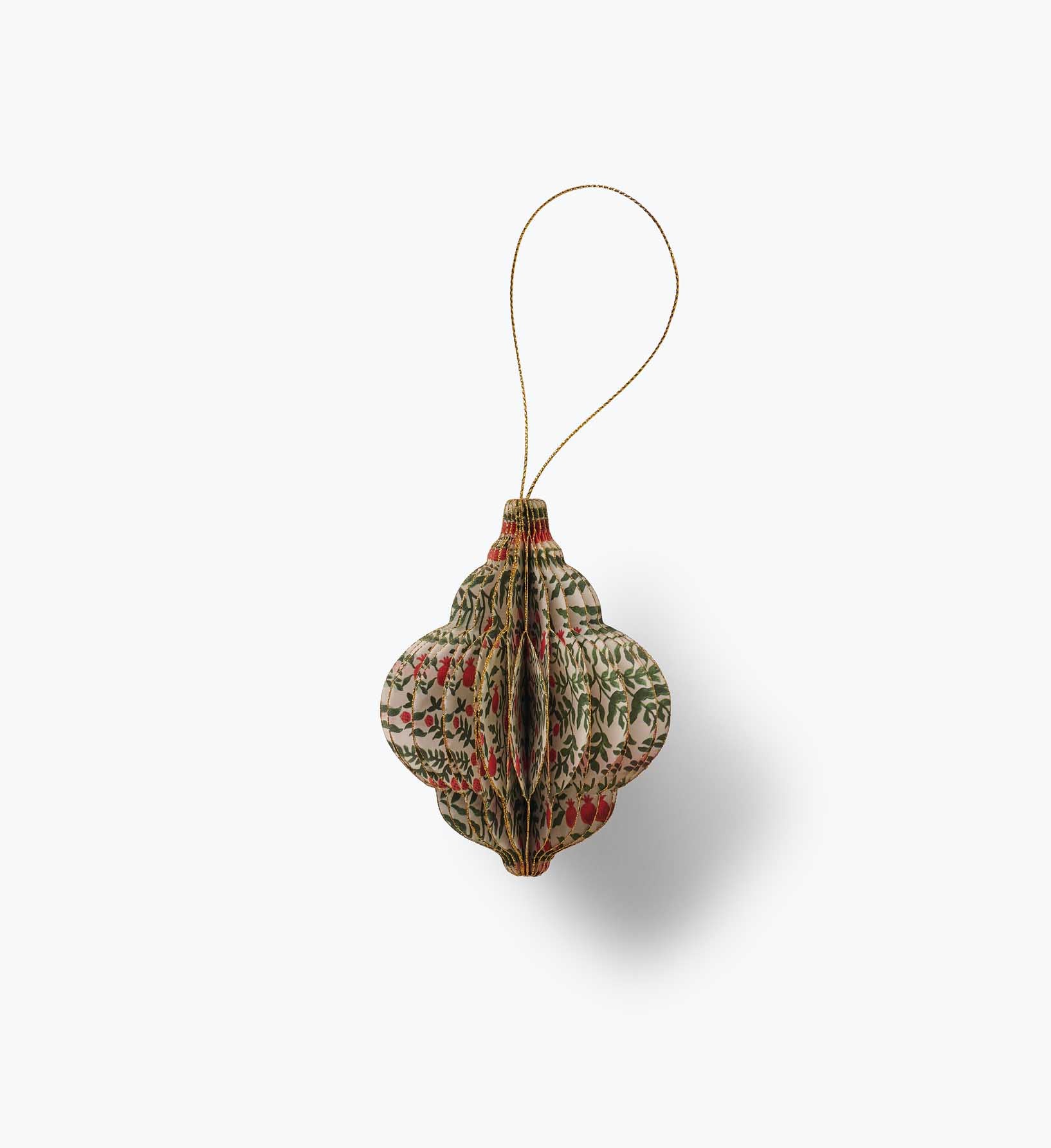 Holiday Honeycomb Ornament Set - Christmastide