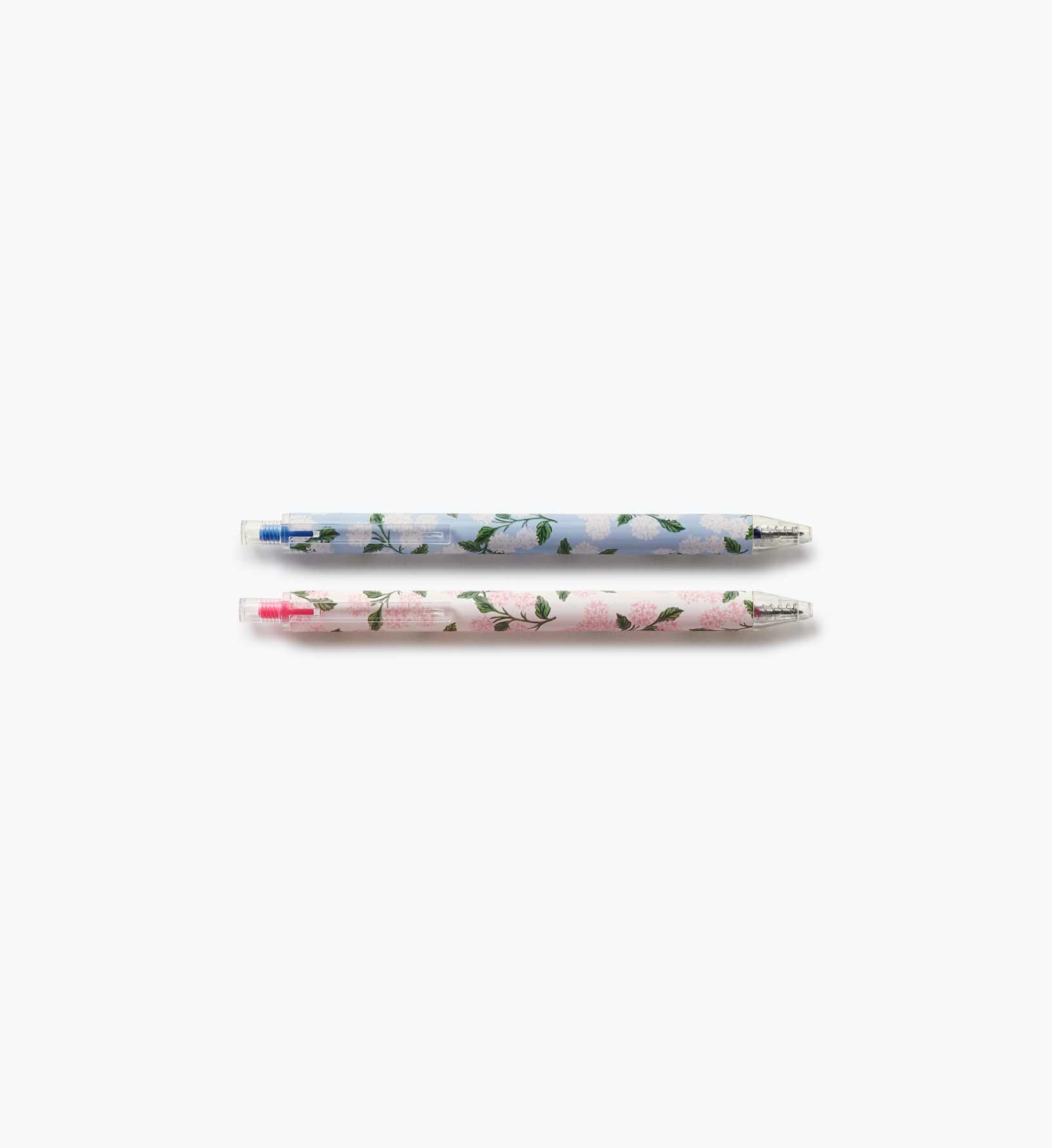Gel Pen Set of 2 - Hydrangea