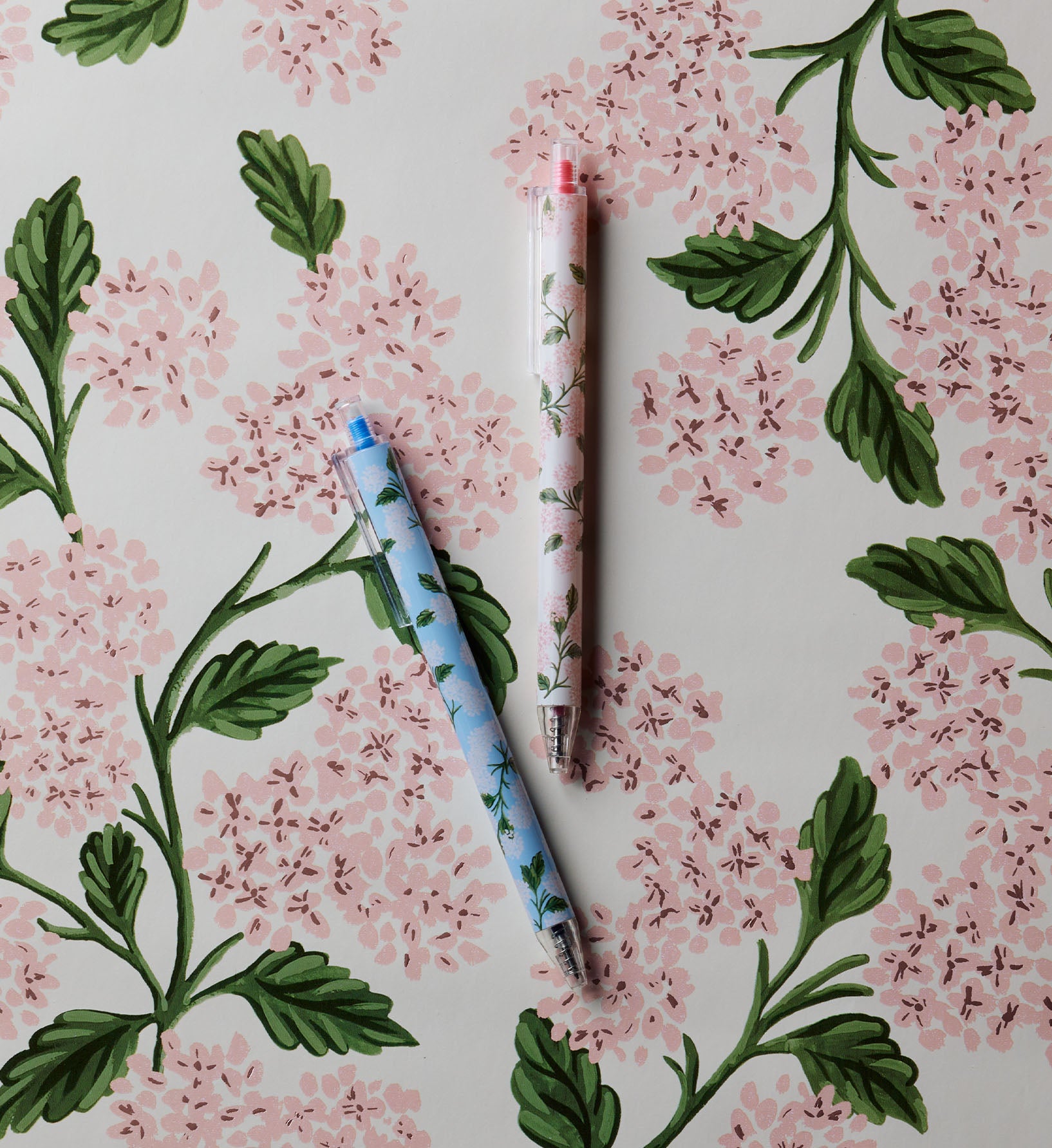 Gel Pen Set of 2 - Hydrangea