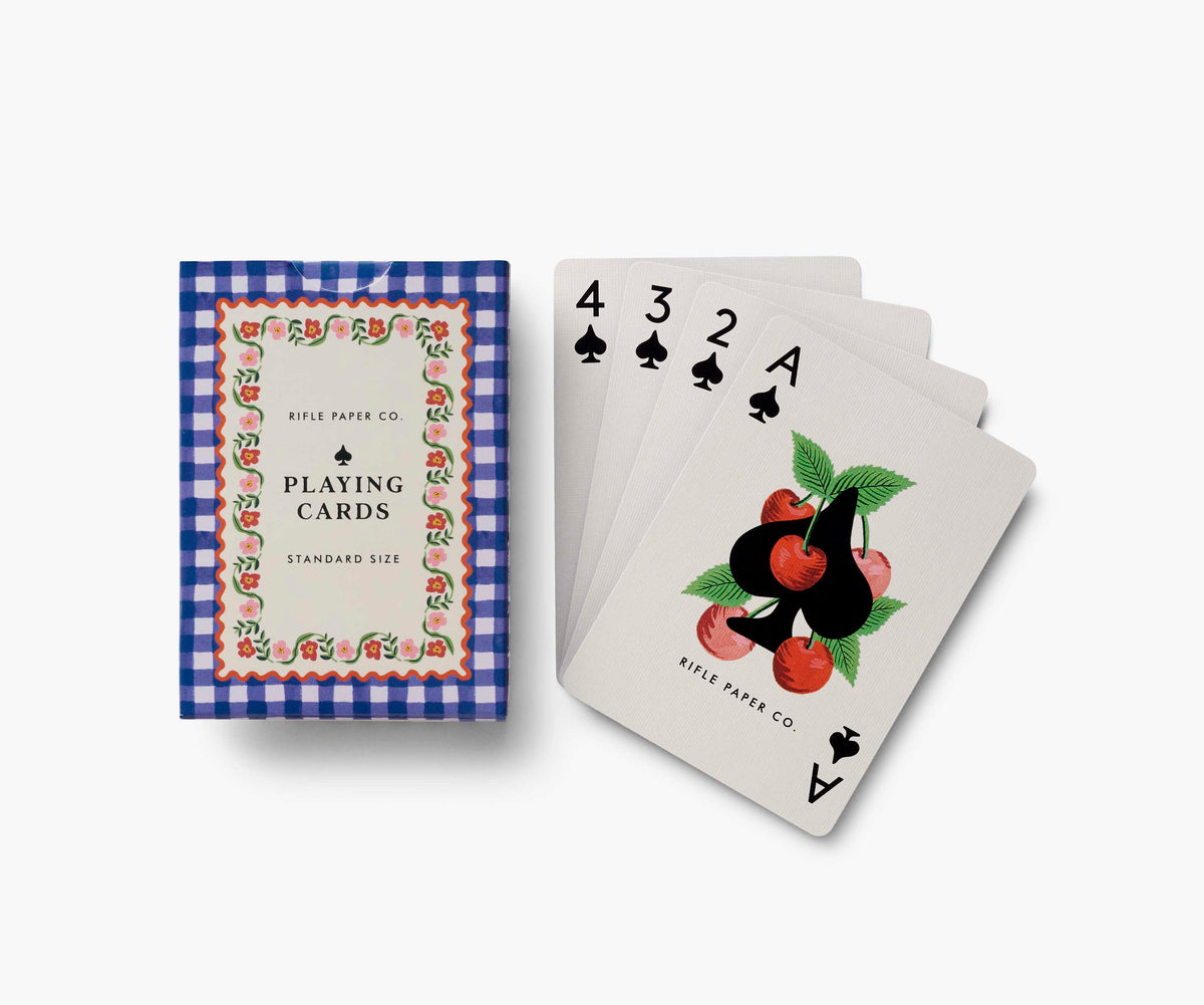Picnic Playing Card Set with Keepsake Box | Rifle Paper Co.