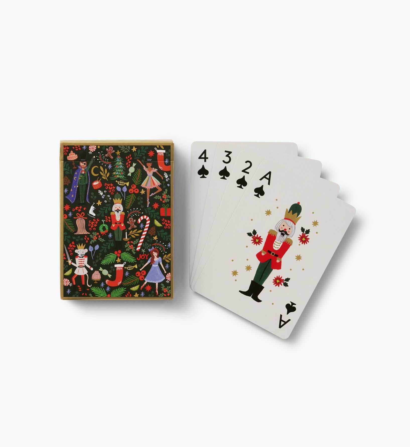 Playing Card Set - Holly Jolly Nutcracker